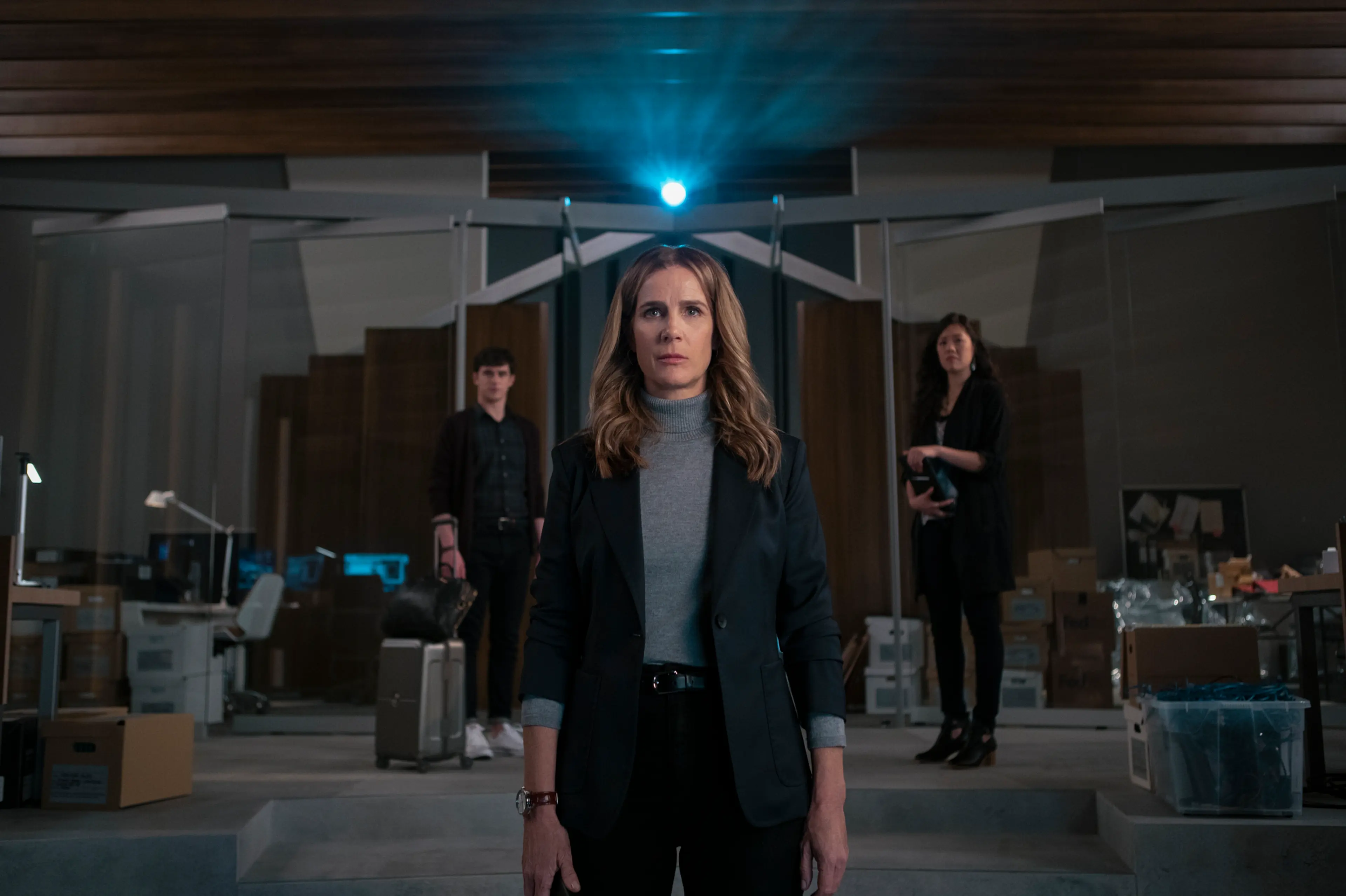 Rachel Griffiths, center, in The Wilds