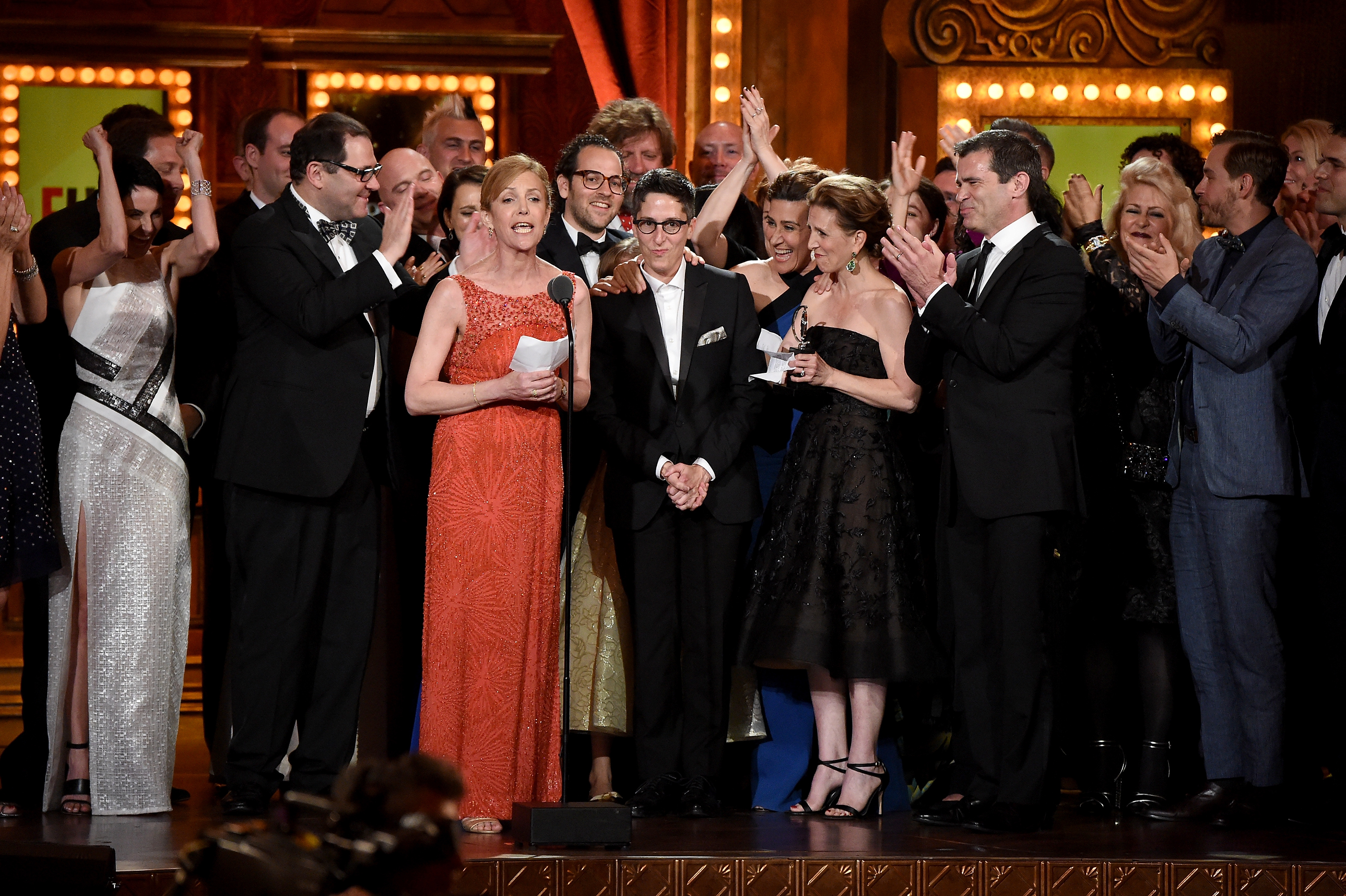 performs onstage at the 2015 Tony Awards at Radio City Music Hall on June 7, 2015 in New York City.