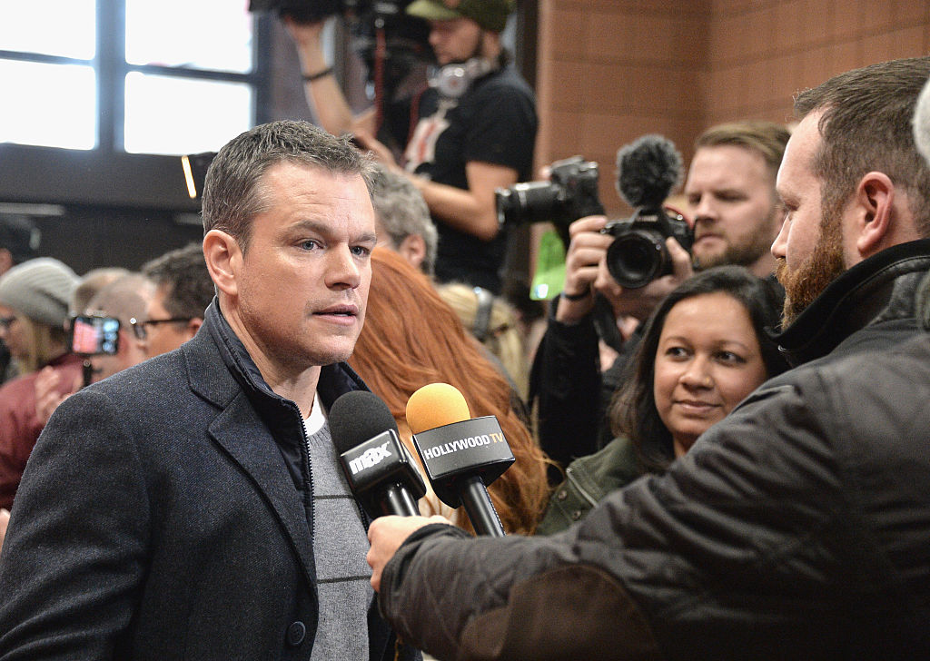 Matt Damon attends the "Manchester By The Sea" Premiere during the 2016 Sundance Film Festival at Eccles Center Theatre on Jan. 23.