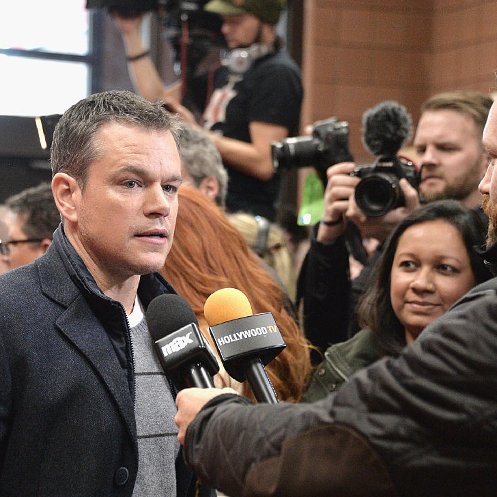 Matt Damon attends the "Manchester By The Sea" Premiere during the 2016 Sundance Film Festival at Eccles Center Theatre on Jan. 23.
