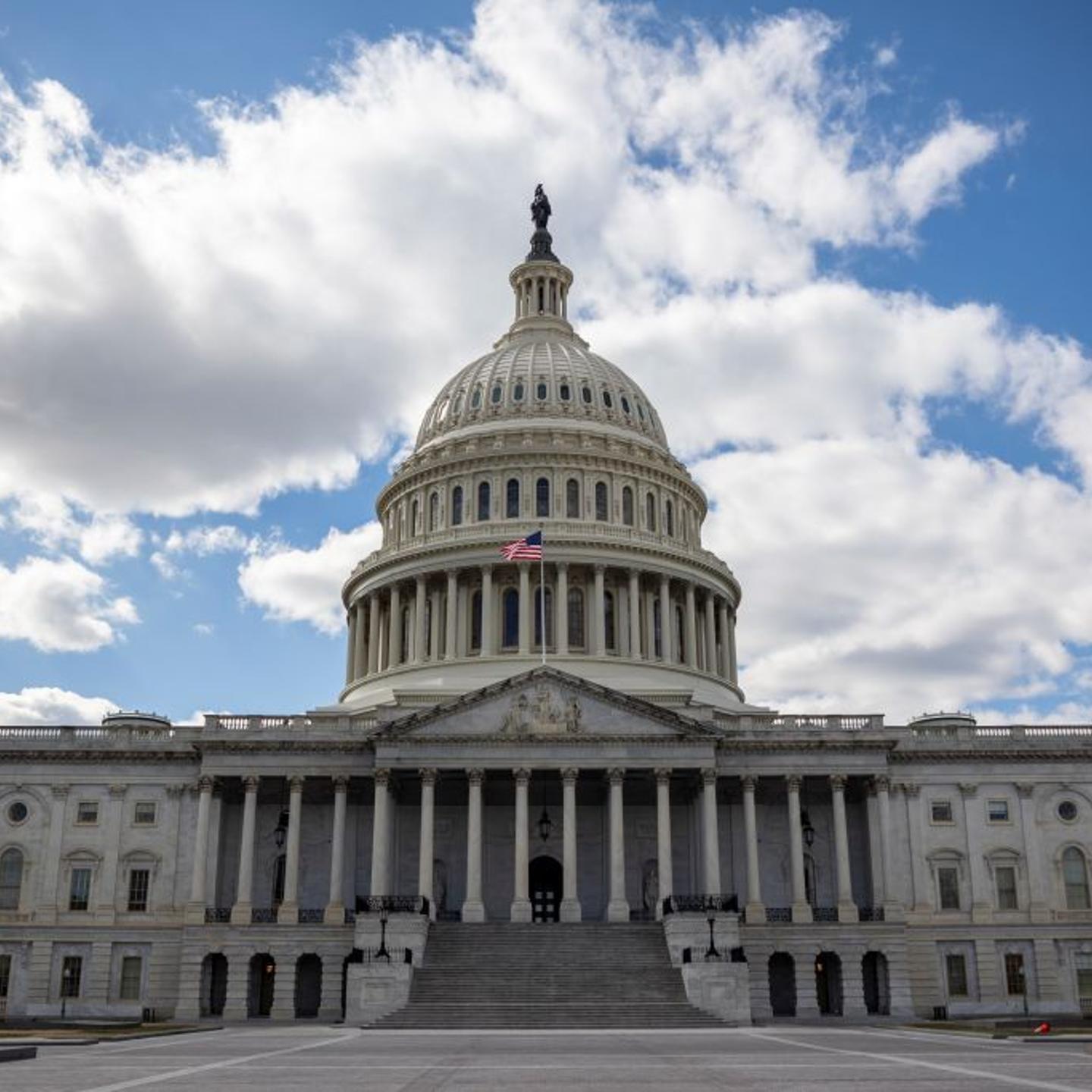 Photo taken on March 6, 2021 shows the U.S. Capitol building in Washington, D.C.