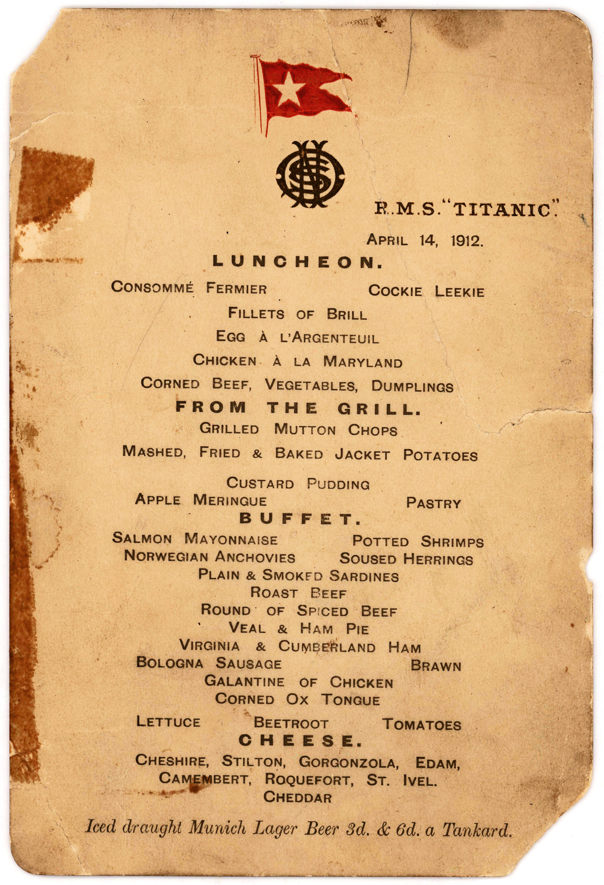 Titanic Money Boat Artifacts