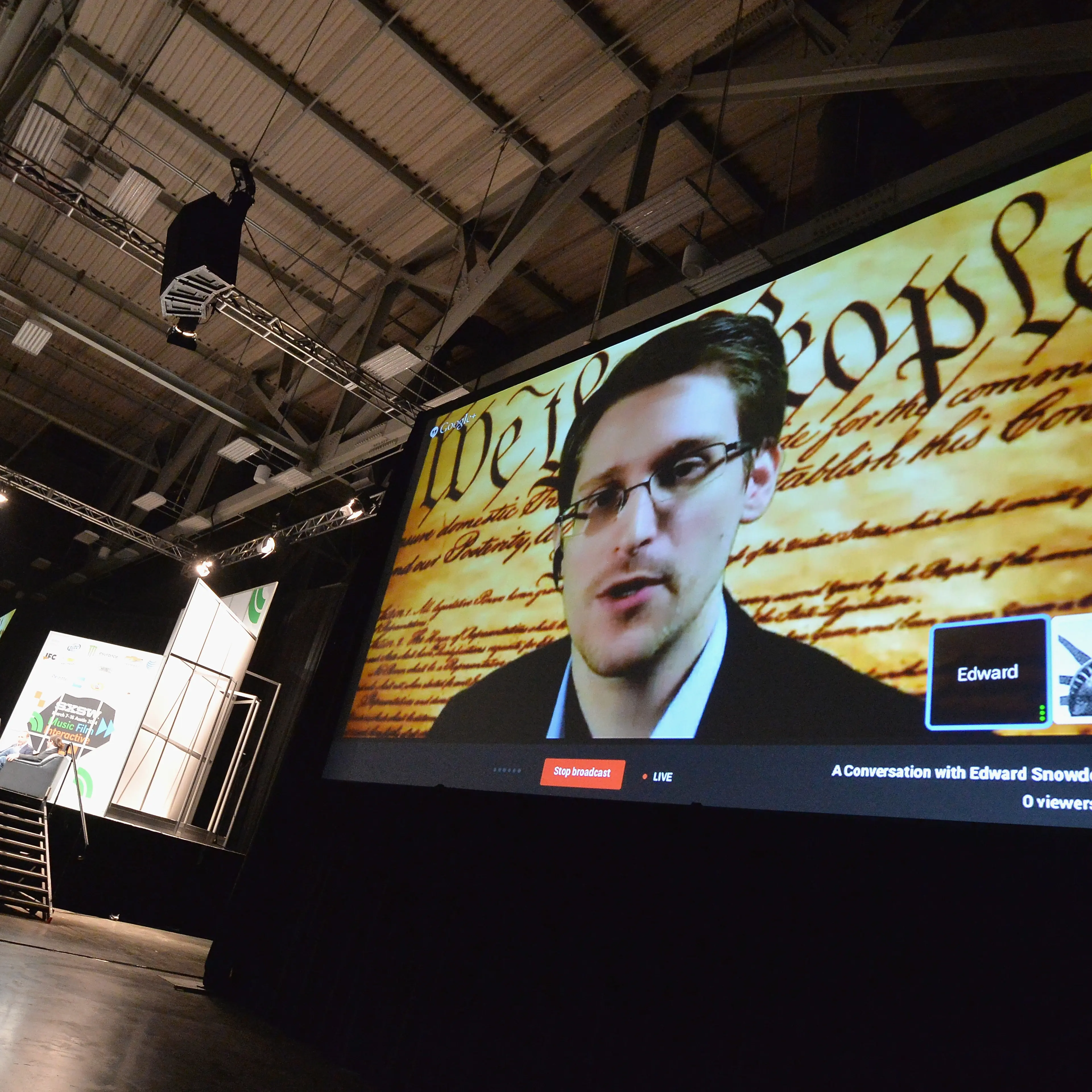 A Virtual Conversation With Edward Snowden - 2014 SXSW Music, Film + Interactive Festival