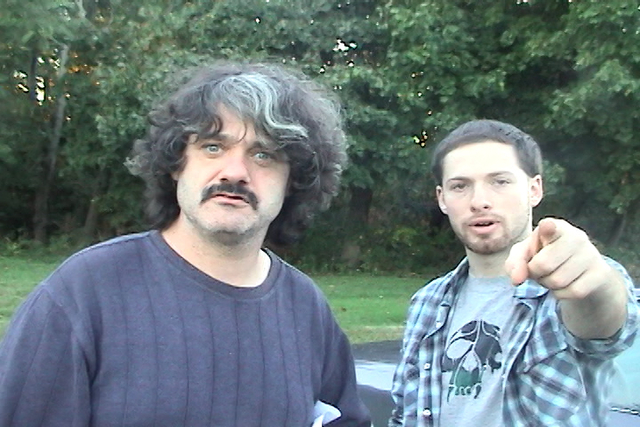 Patrick Pespas, left, and Sam Lipman-Stern in <i>Telemarketers</i>