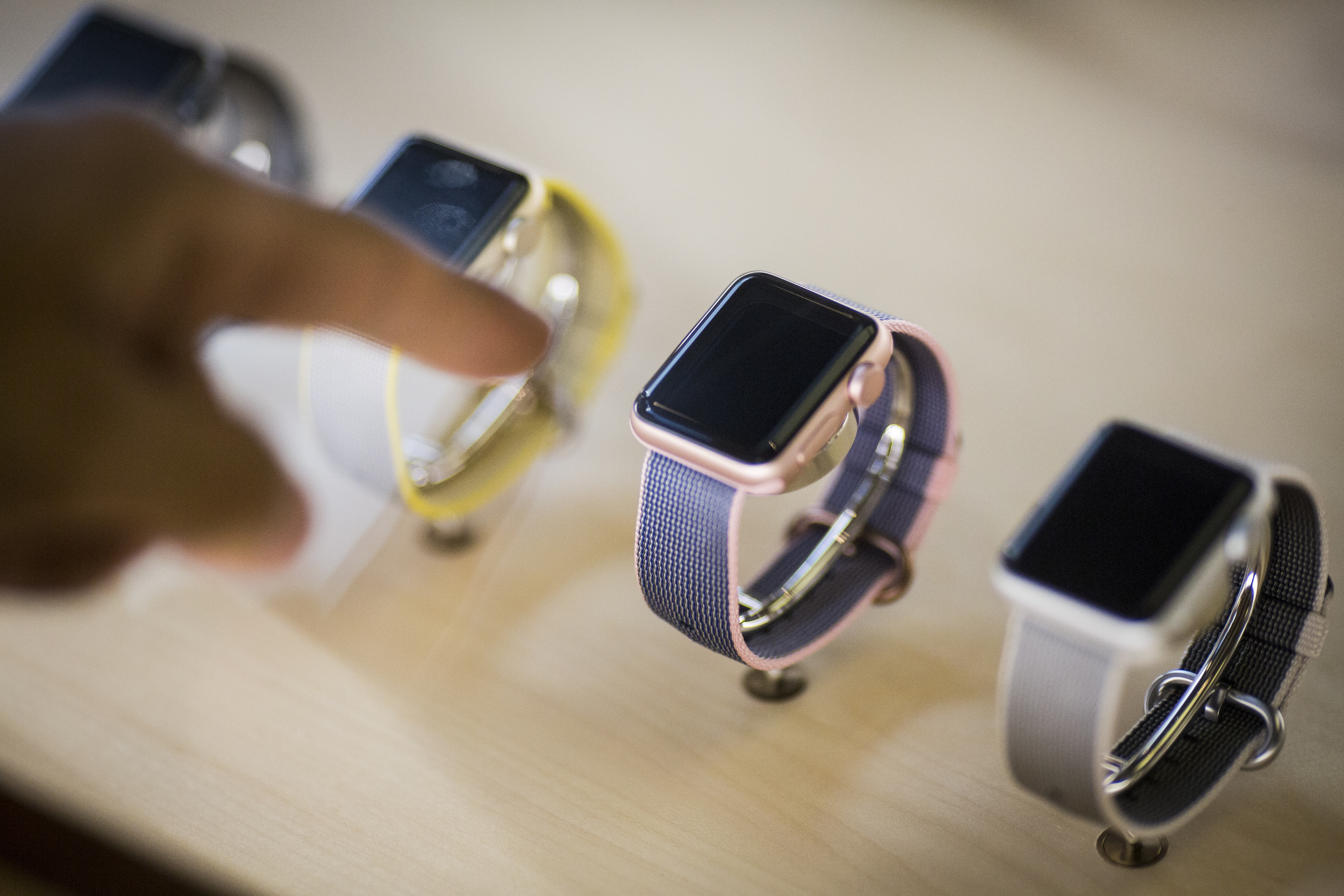 Inside An Apple Inc. Store As New Generation iPhone And Apple Watch Go On Sale