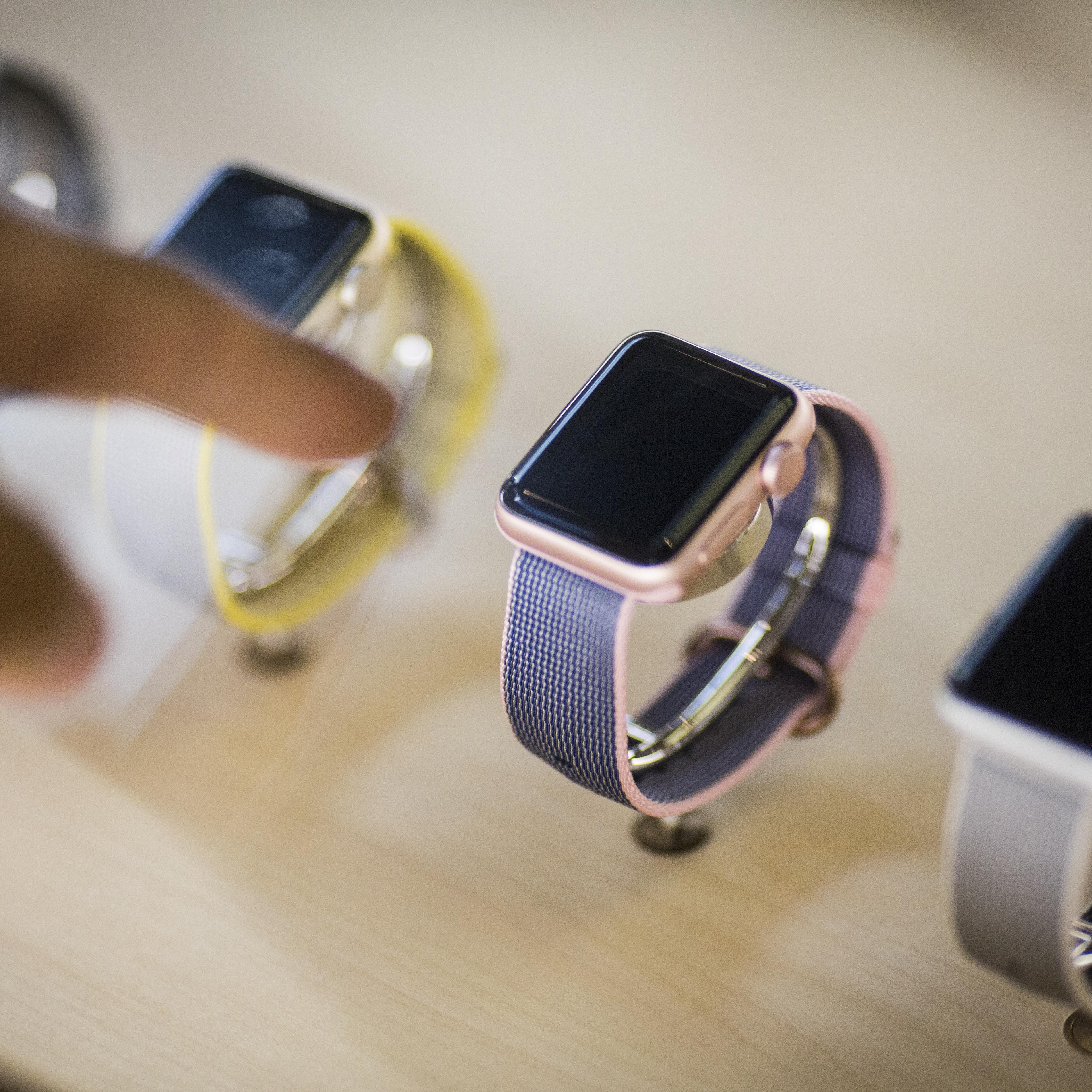 Inside An Apple Inc. Store As New Generation iPhone And Apple Watch Go On Sale