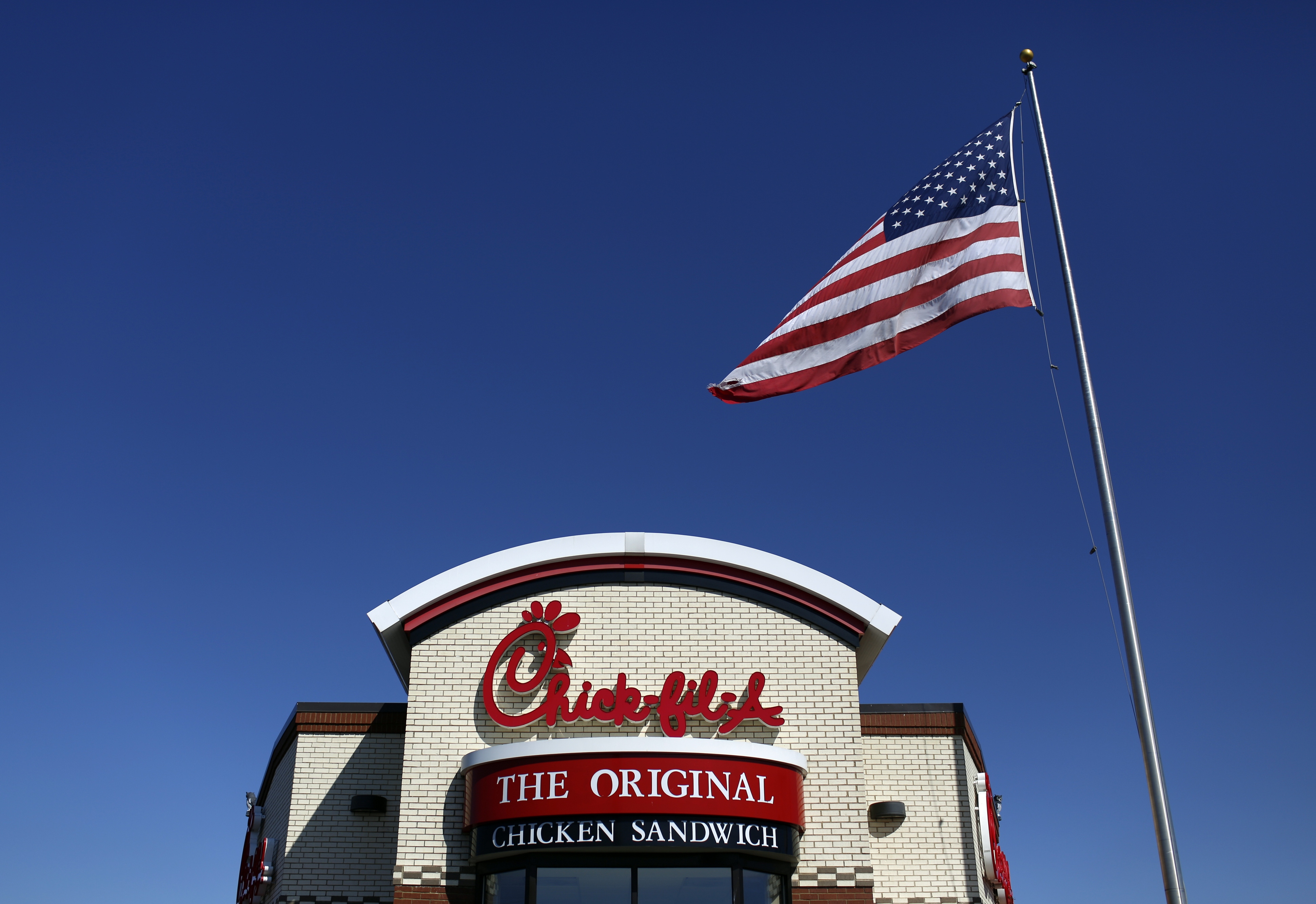 Inside a Chick-Fil-A Restaurant As Consumer Spending &amp; GDP Rose in 4th Quarter