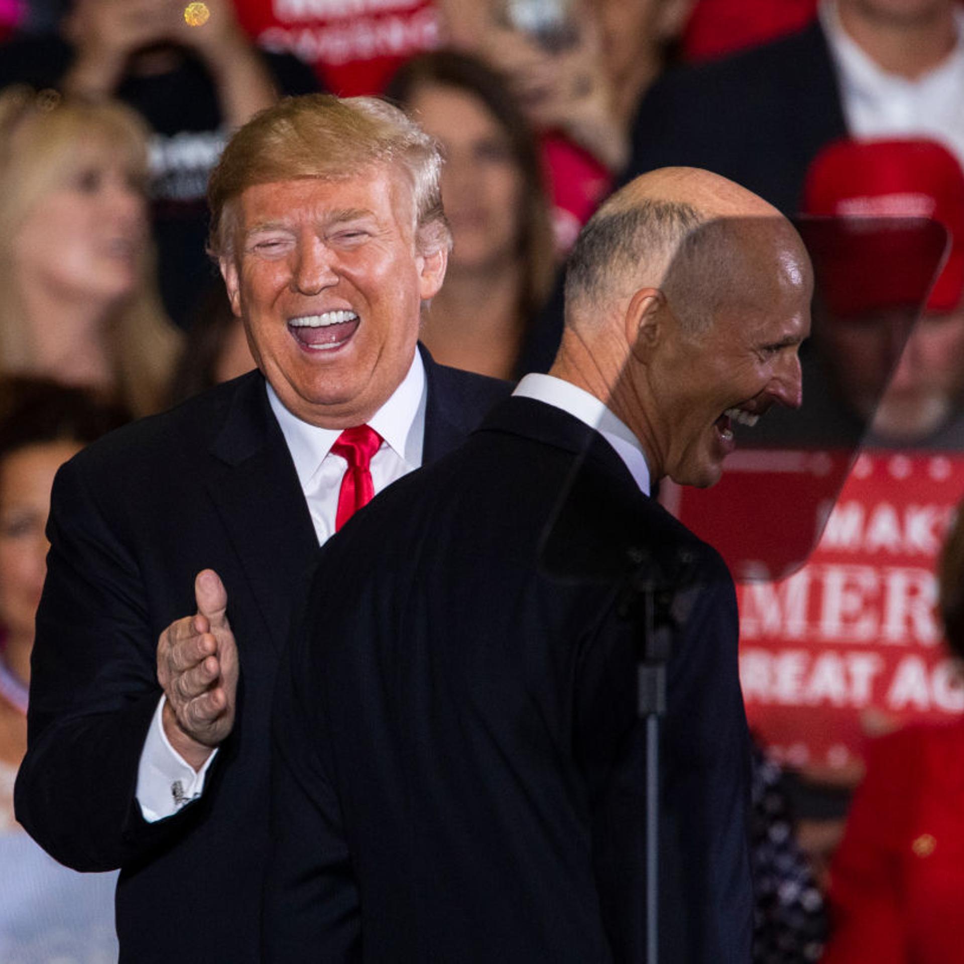 President Trump Holds Campaign Rally In Pensacola, Florida