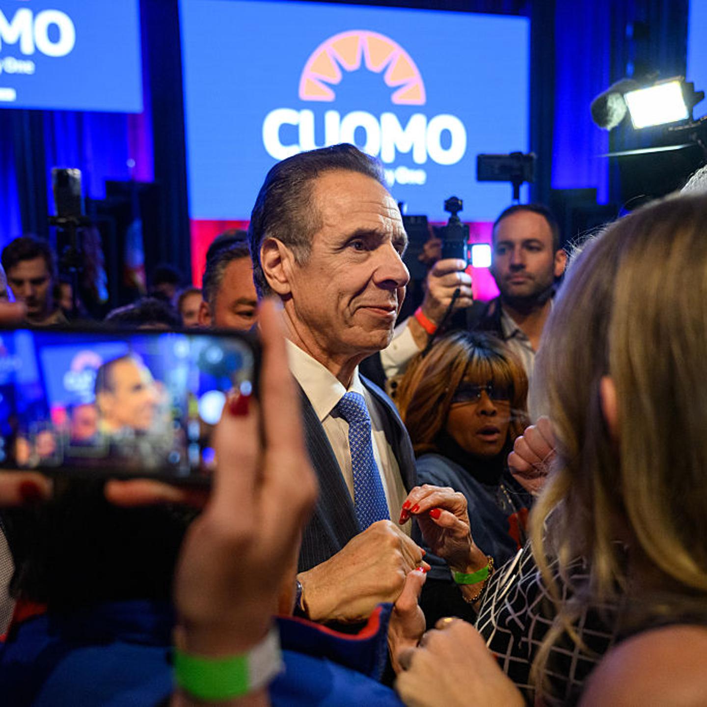Mayoral Candidate Andrew Cuomo Holds Election Night Party In New York City