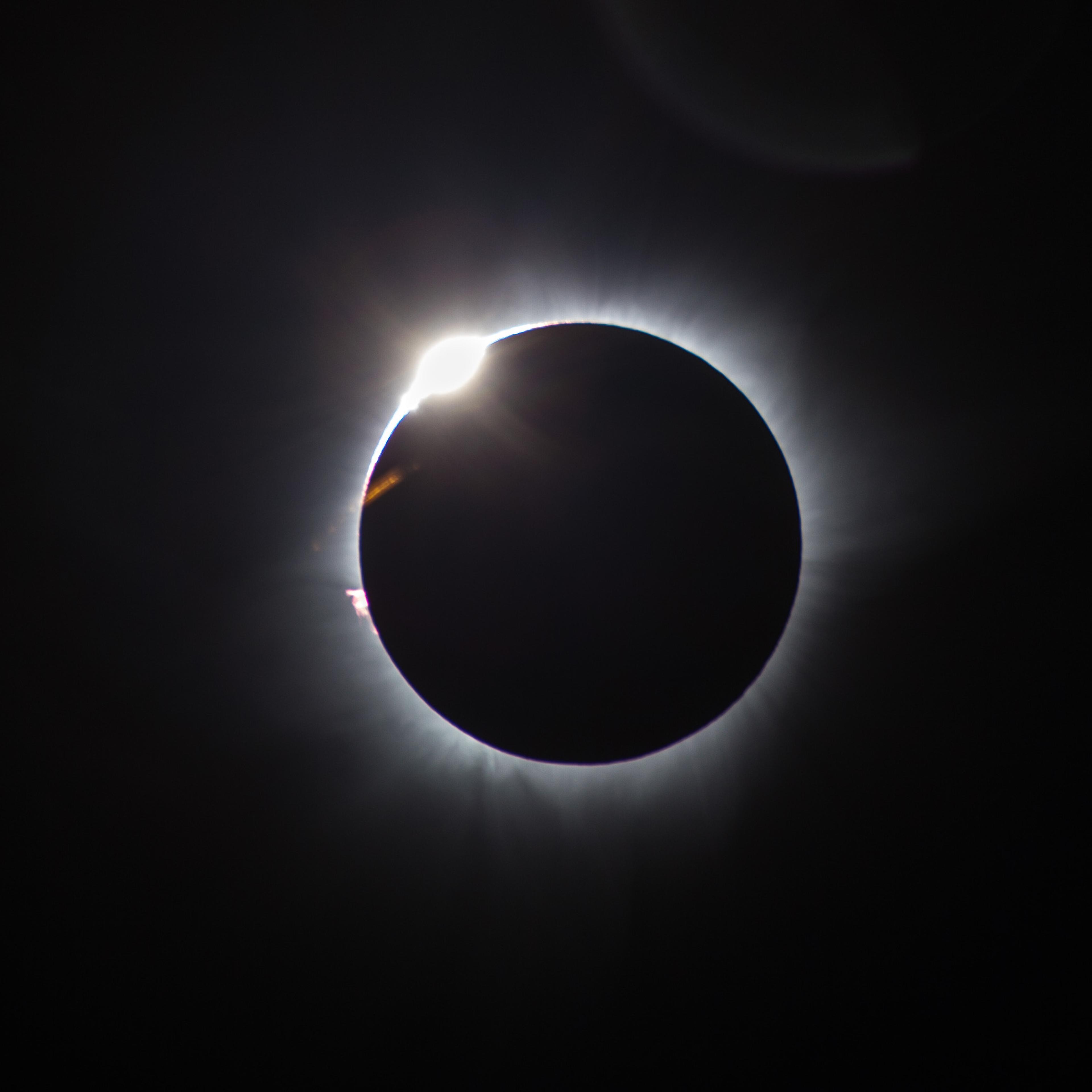 Scenic View Of Solar Eclipse