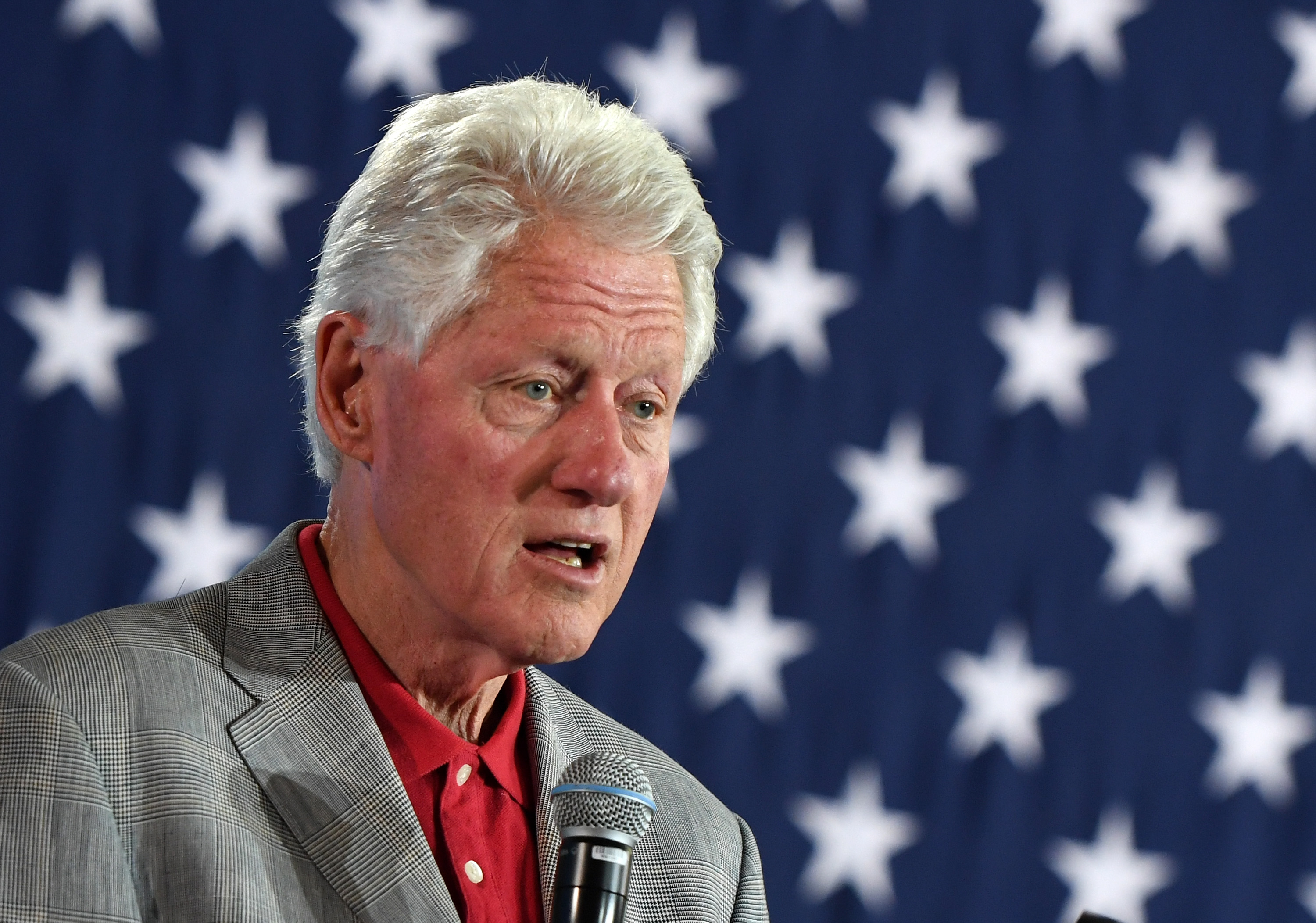 Former President Bill Clinton Campaigns For Democratic Presidential Candidate Hillary Clinton In Vegas Area