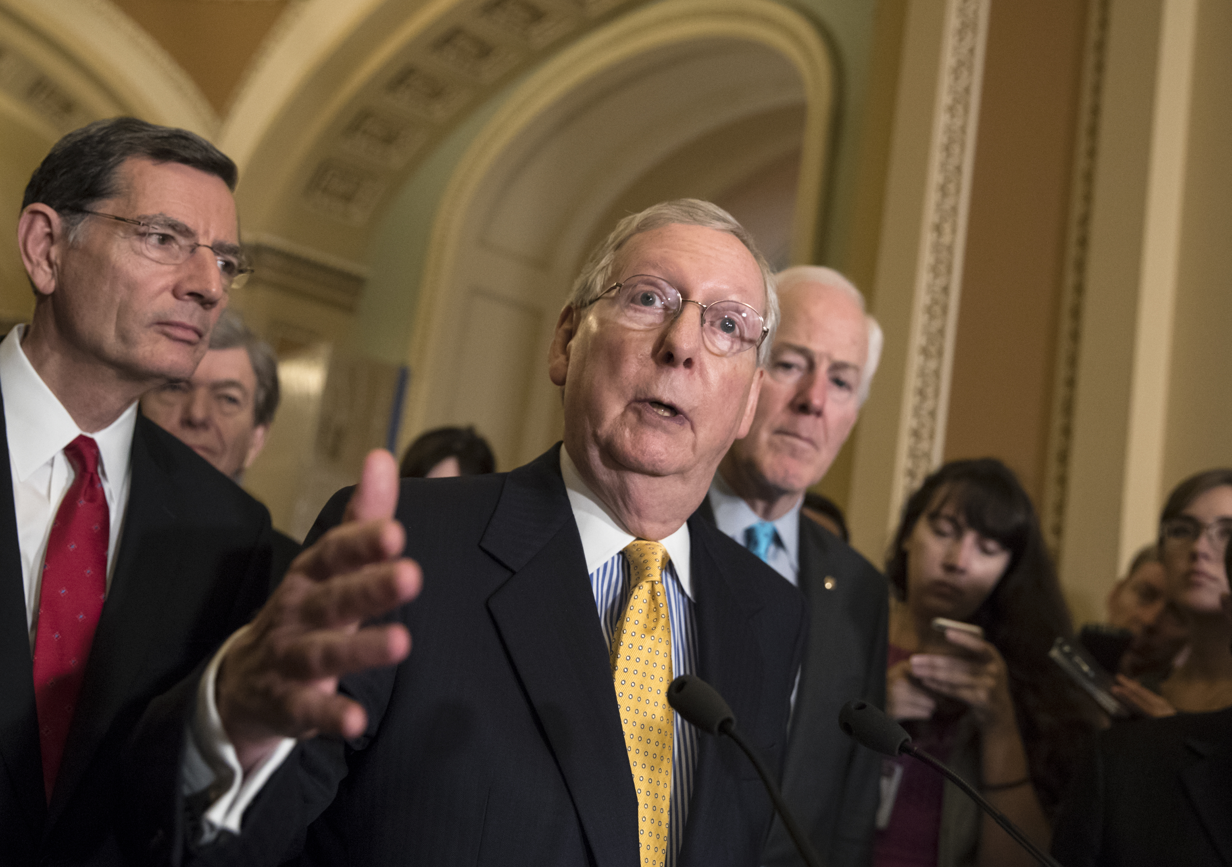 Mitch McConnell, John Cornyn, John Barrasso