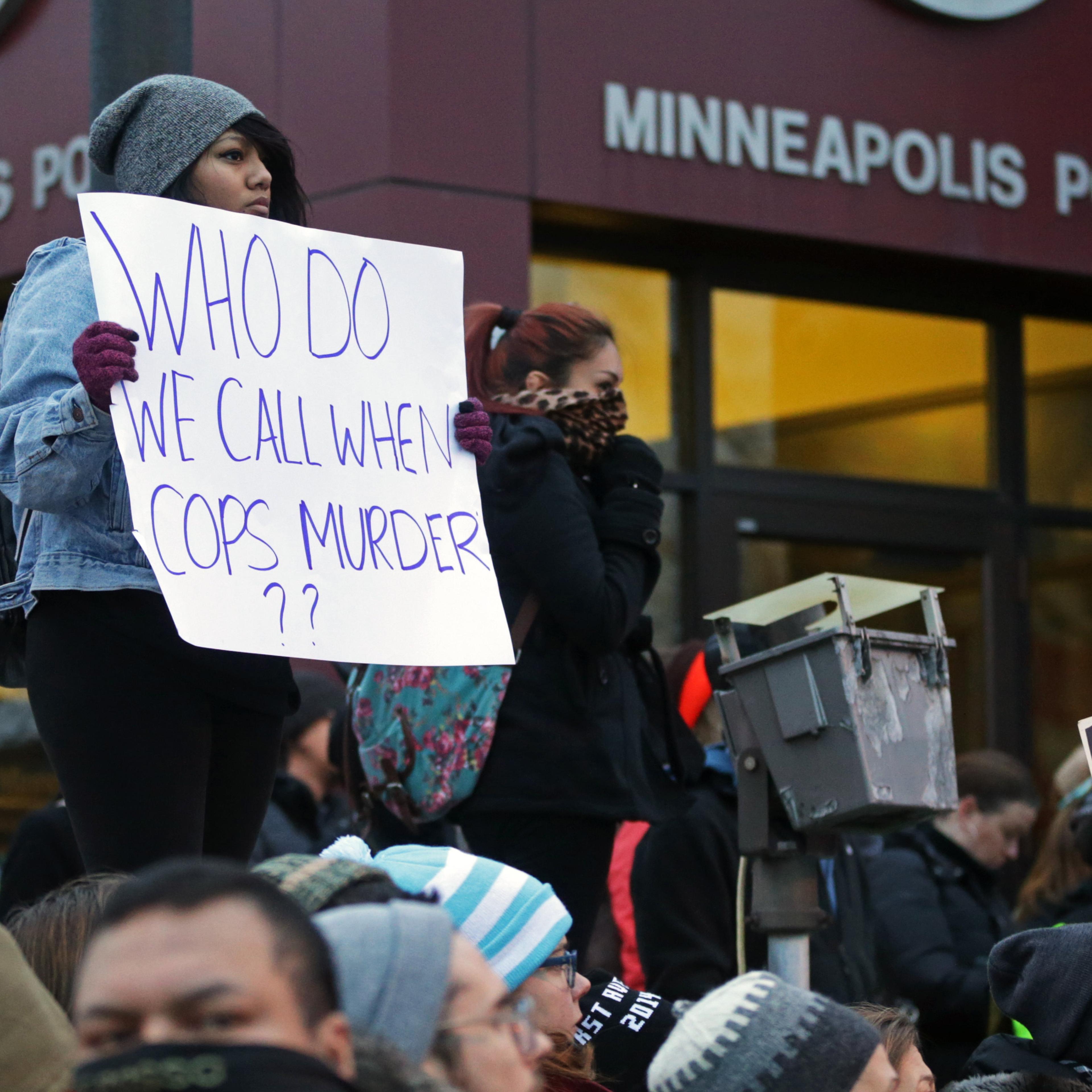 Minneapolis police protests ferguson