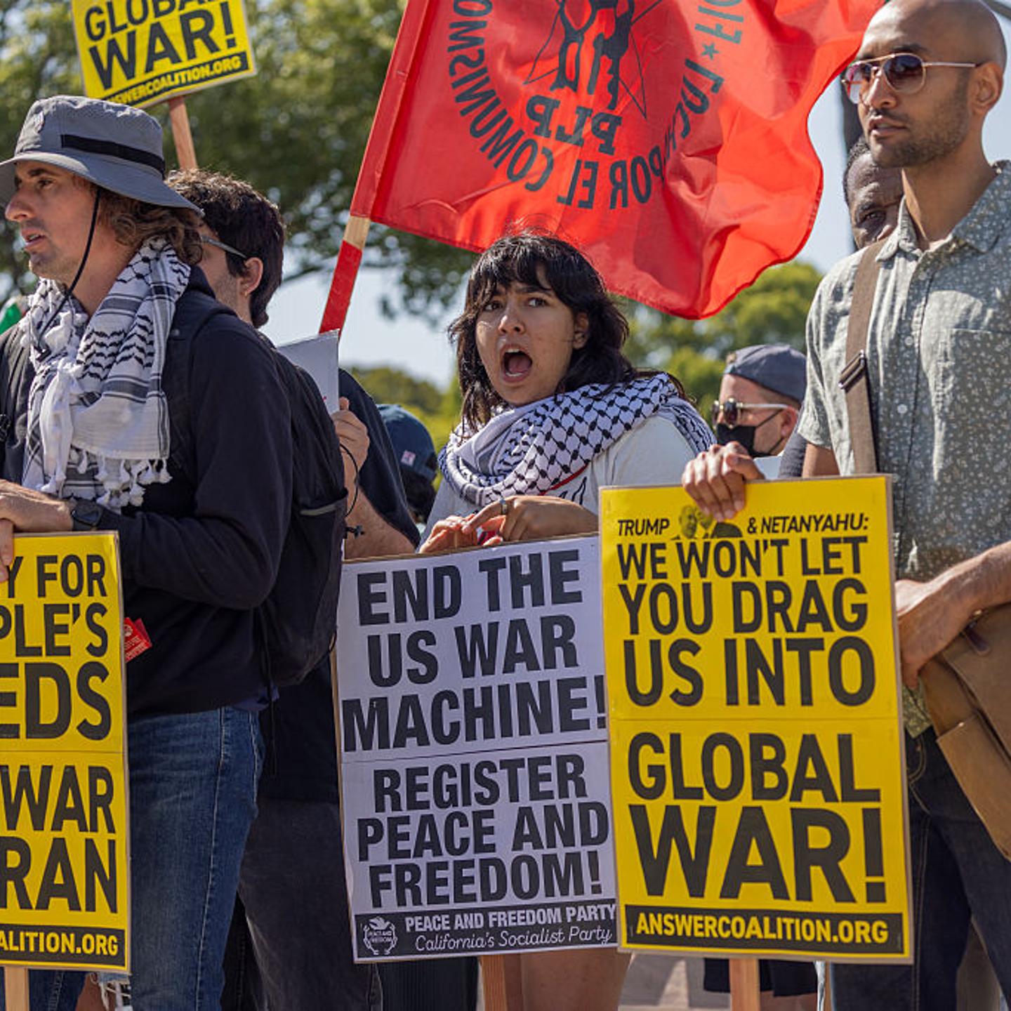 Anti-War Protestors Rally In Cities Across The Country After U.S. Strikes On Iran