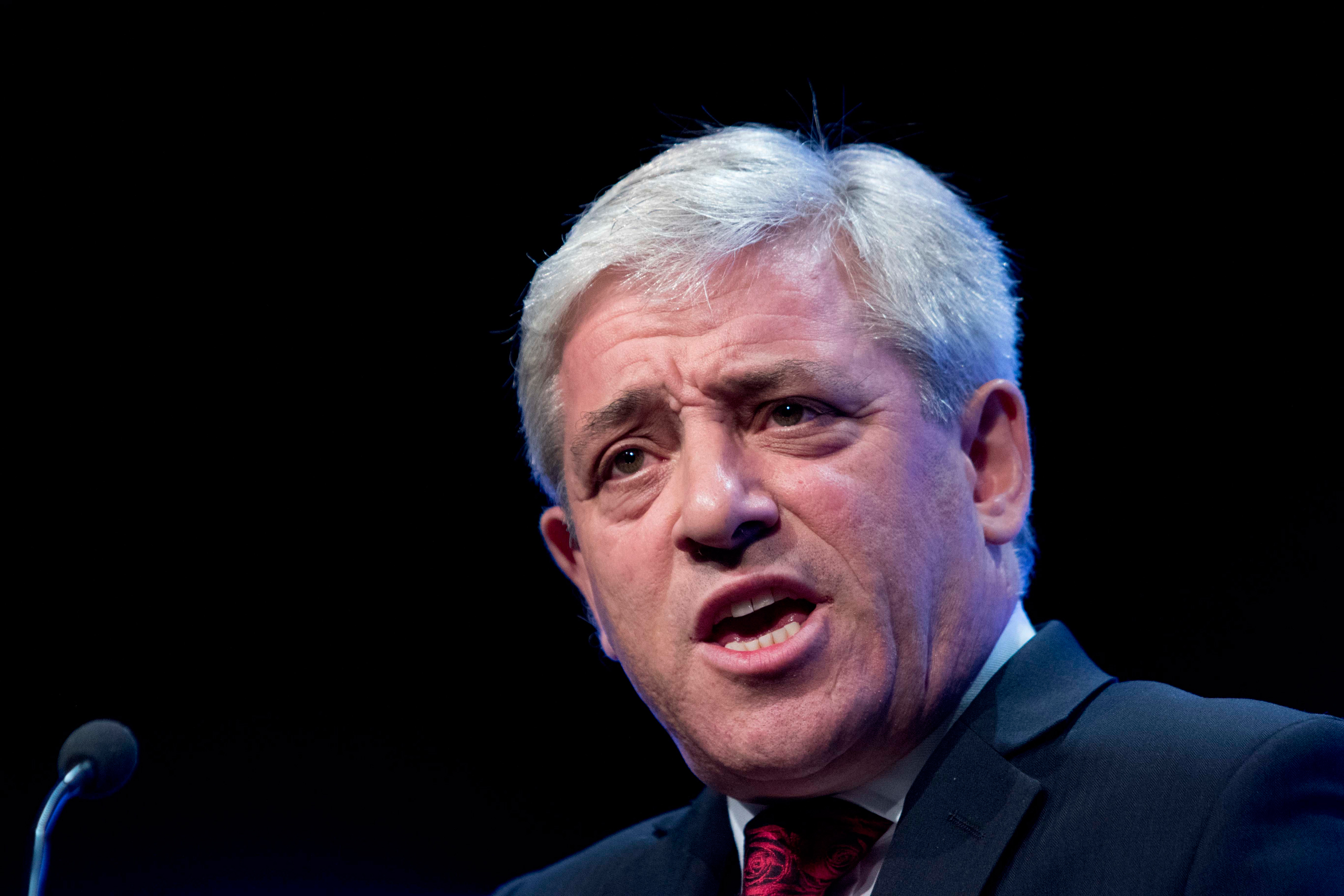EU referendum. File photo dated 14/09/15 of Commons Speaker John Bercow who has suggested that the EU referendum result could have been different if 16-year-olds were allowed to take part, and refusing to lower the voting age may be a decision some MPs n