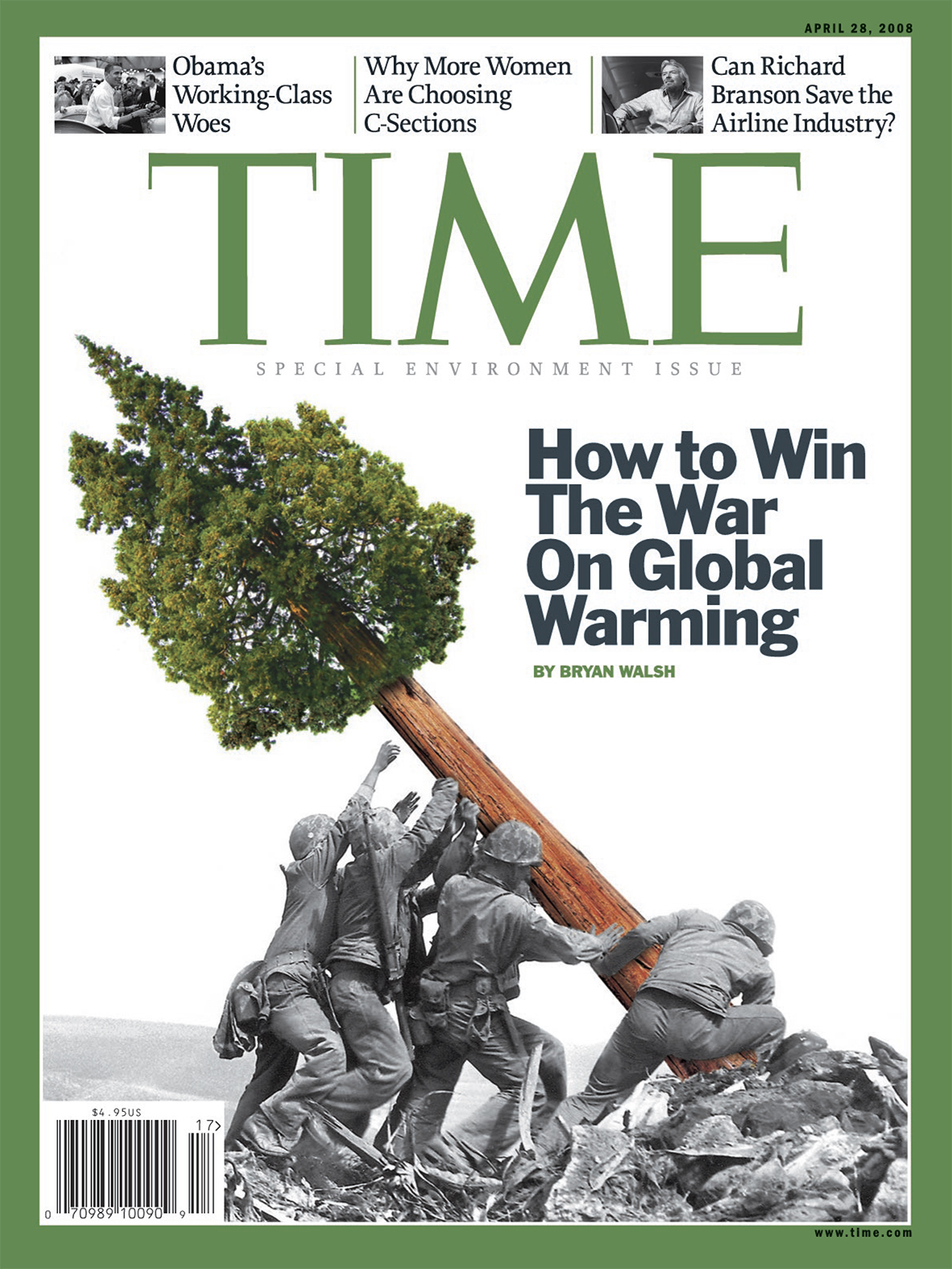 Time Magazine Cover Without Red Border