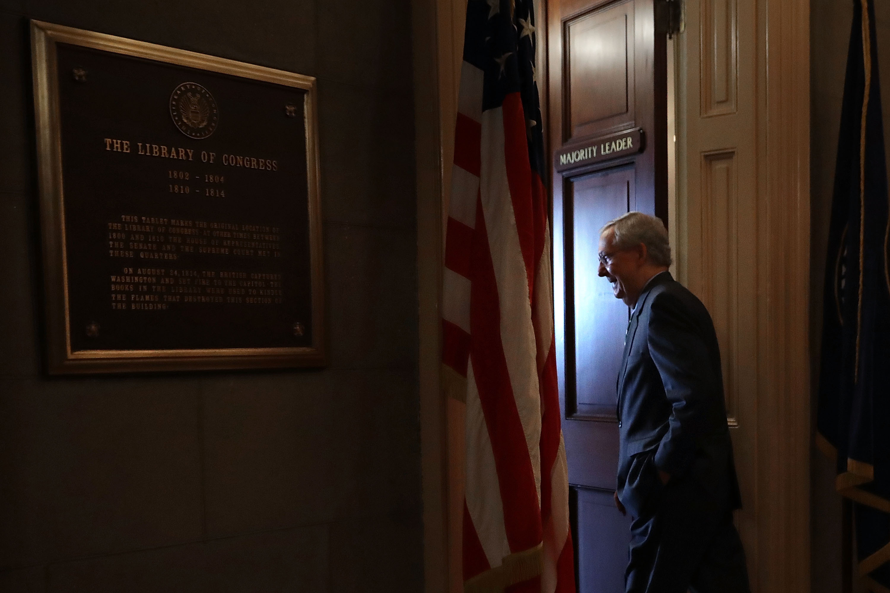 GOP Senators Hold Meeting To Discuss Draft Of Healthcare Bill