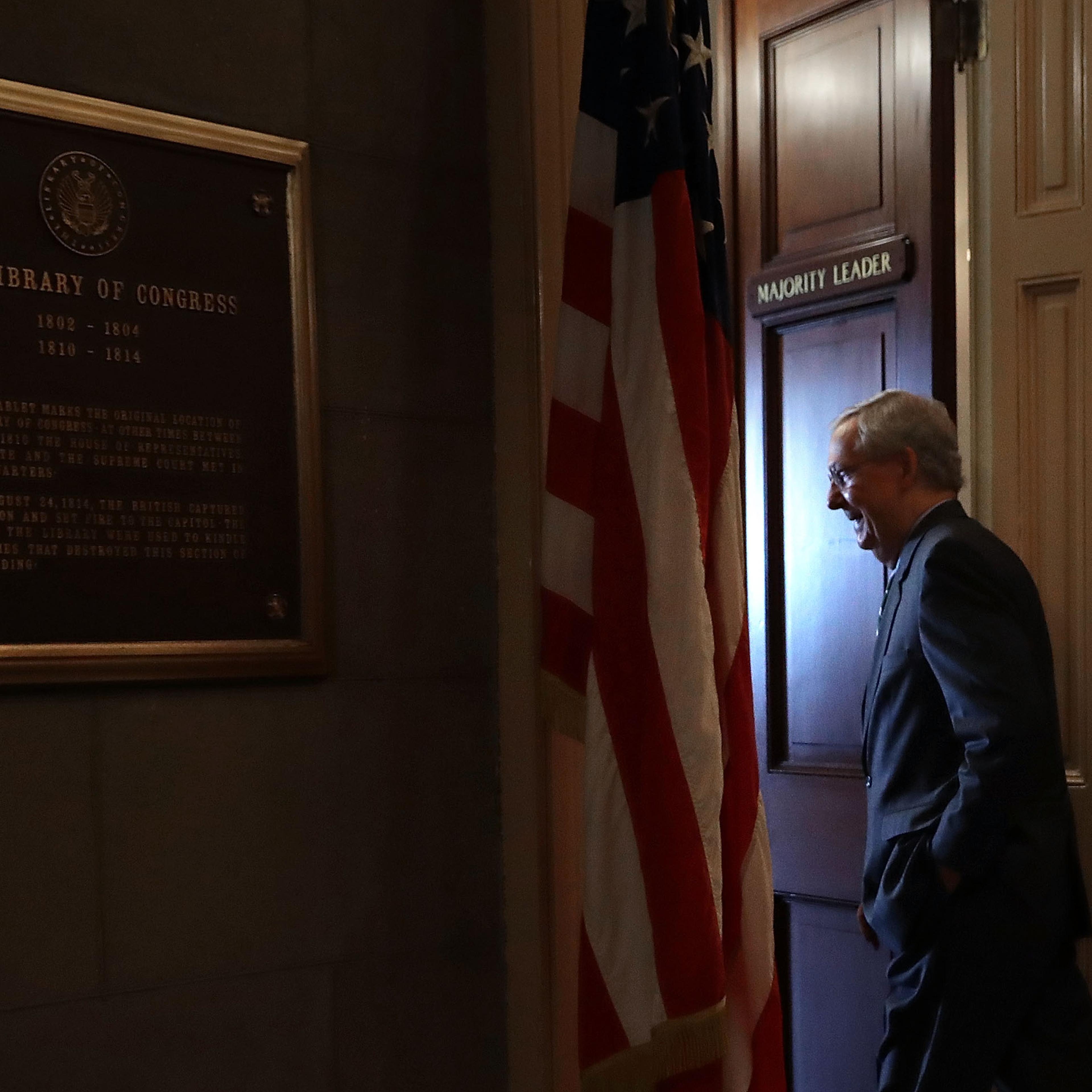 GOP Senators Hold Meeting To Discuss Draft Of Healthcare Bill