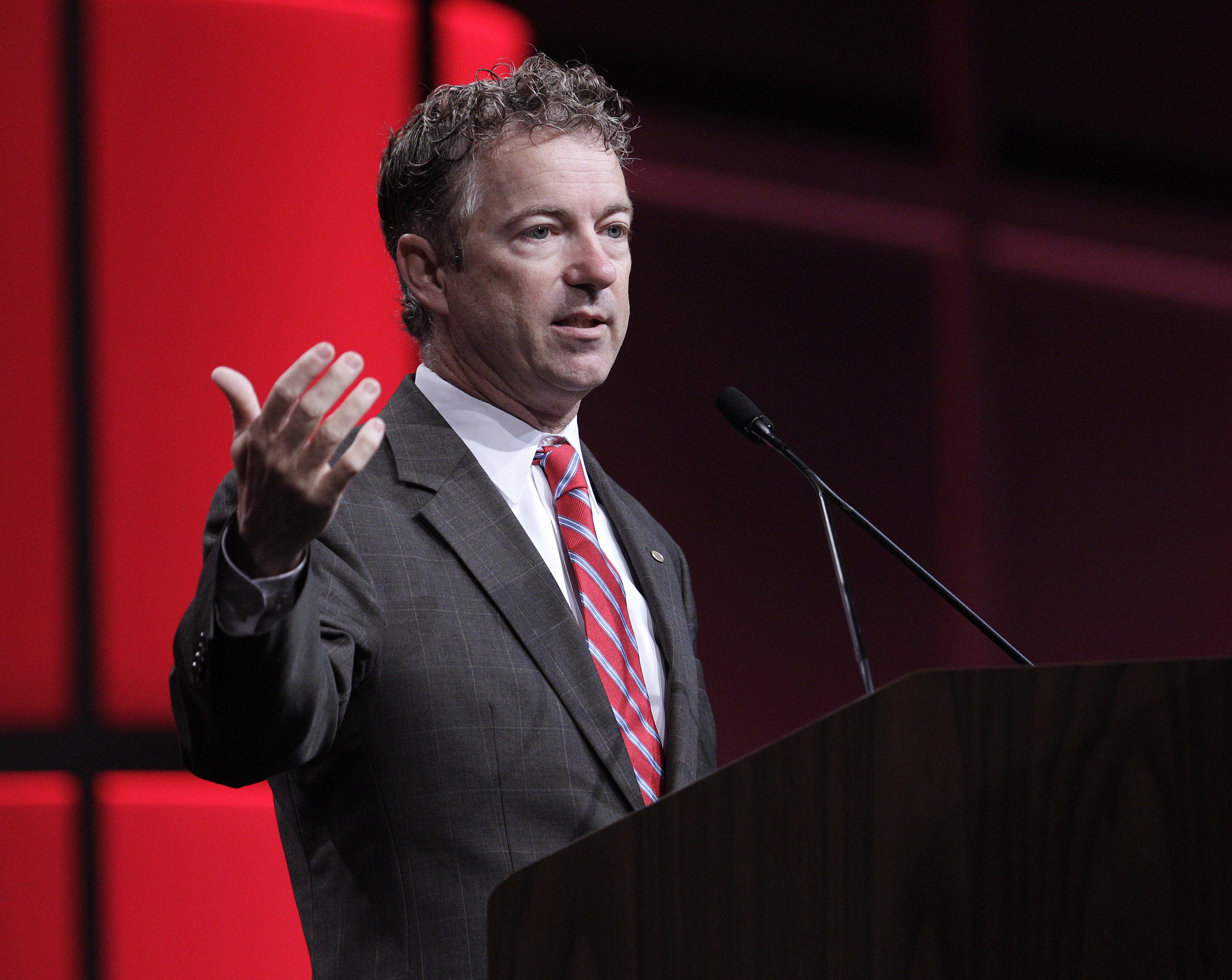 Senator Rand Paul (R-KY) speaks at the 2014 National Urban League Conference July 25, 2014 in Cincinnati, Ohio.