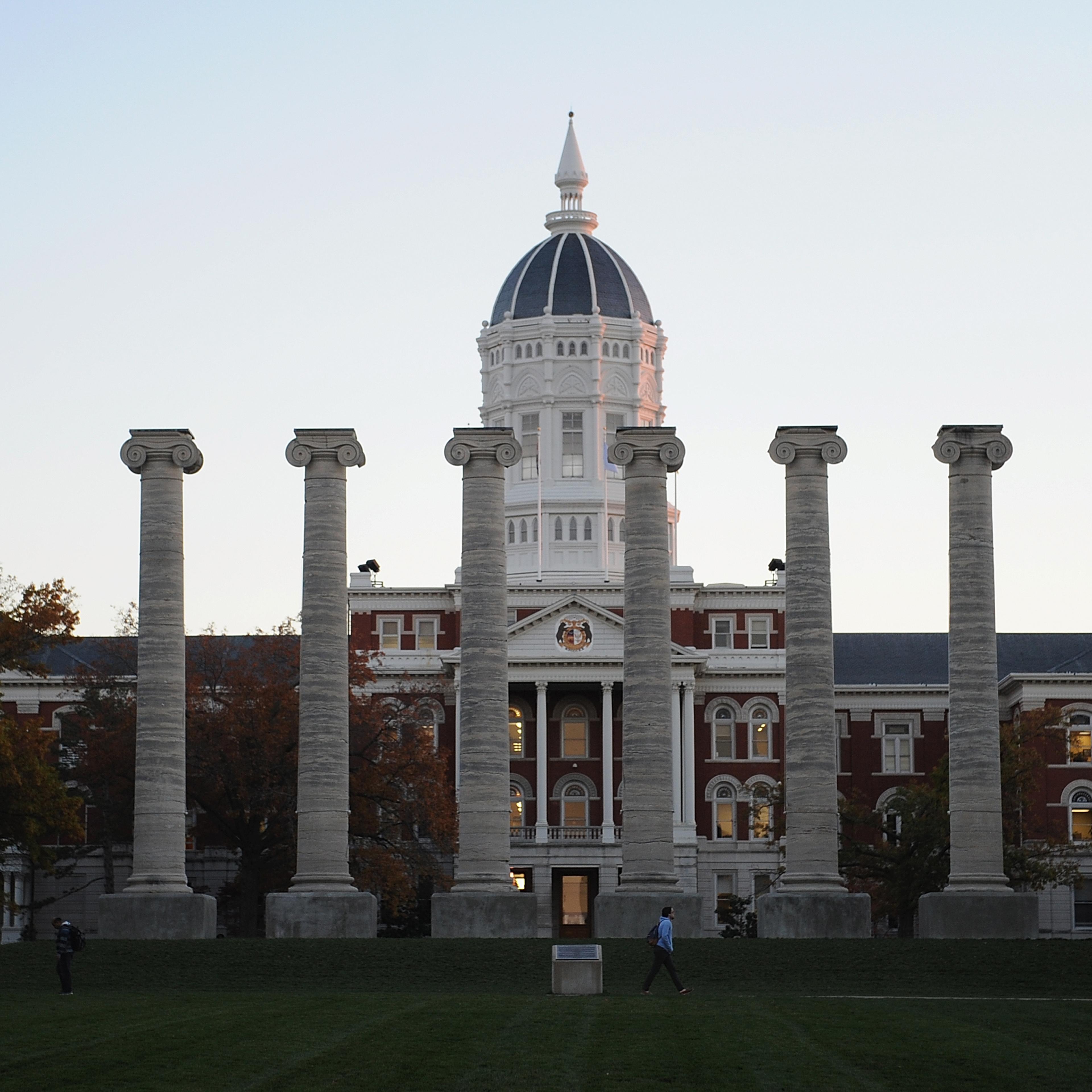 The campus of University of Missouri - Columbia in Columbia, Mo. on Nov. 9, 2015.