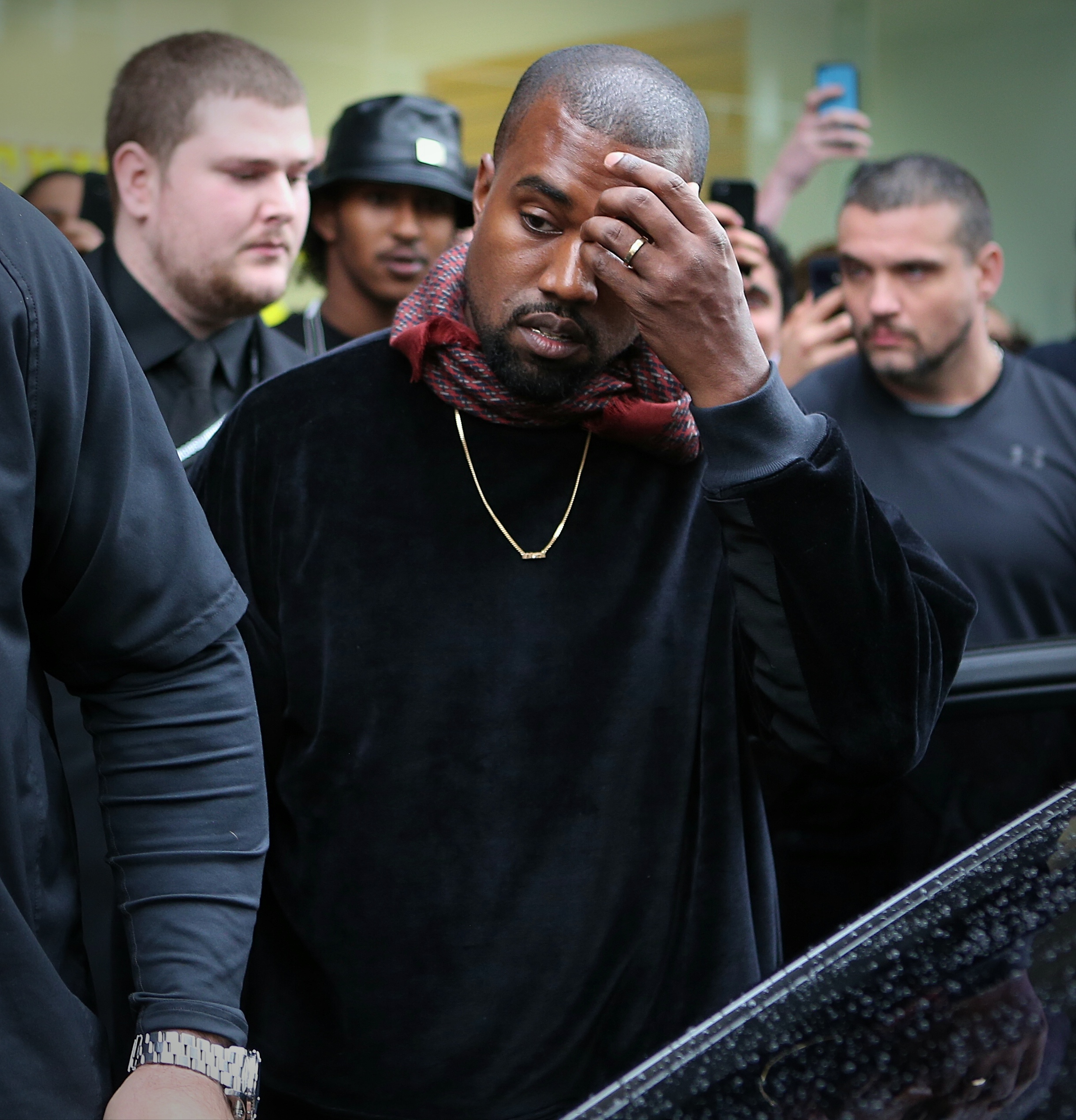 Kanye West And Kim Kardashian At Yeezus Pop-up Store In Melbourne