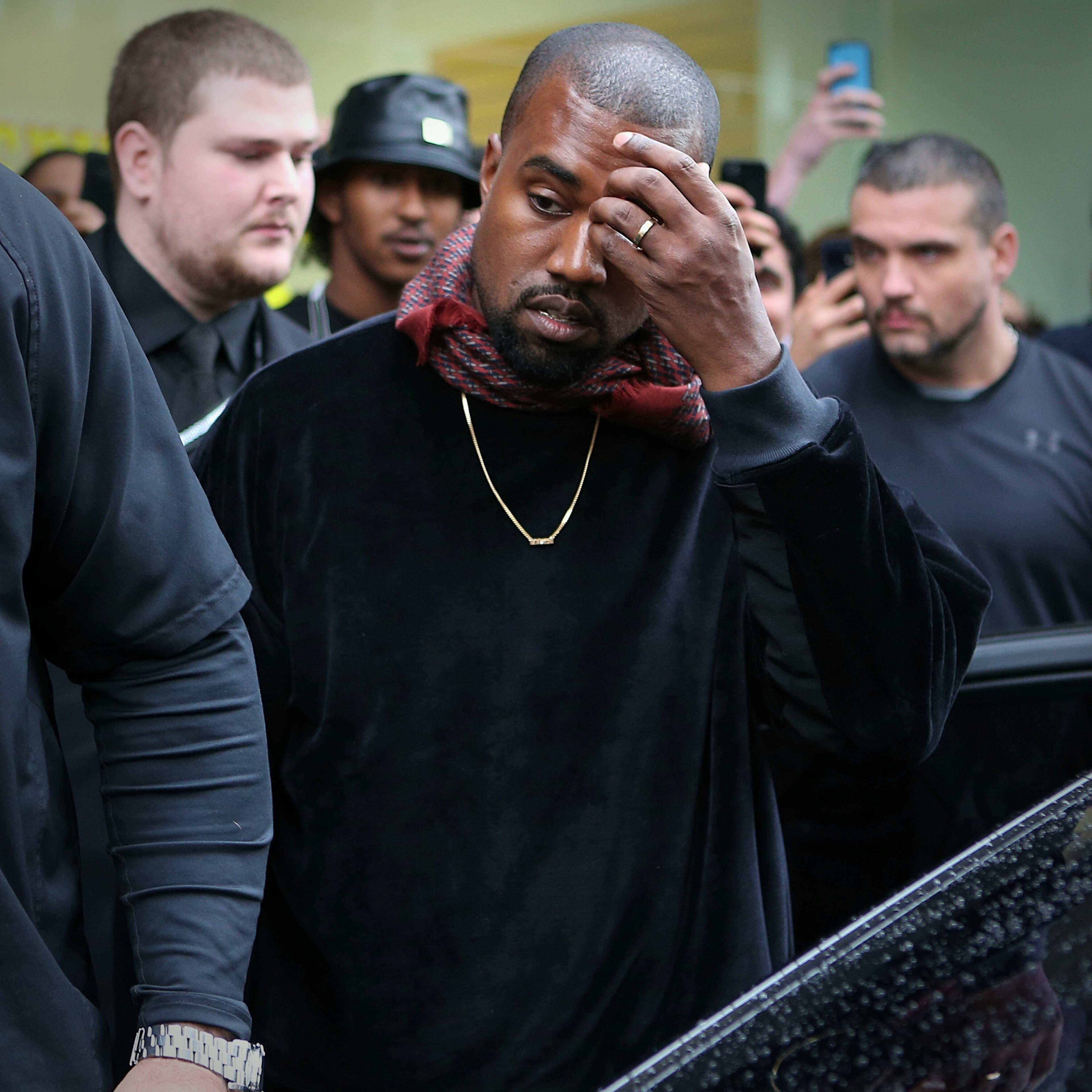 Kanye West And Kim Kardashian At Yeezus Pop-up Store In Melbourne