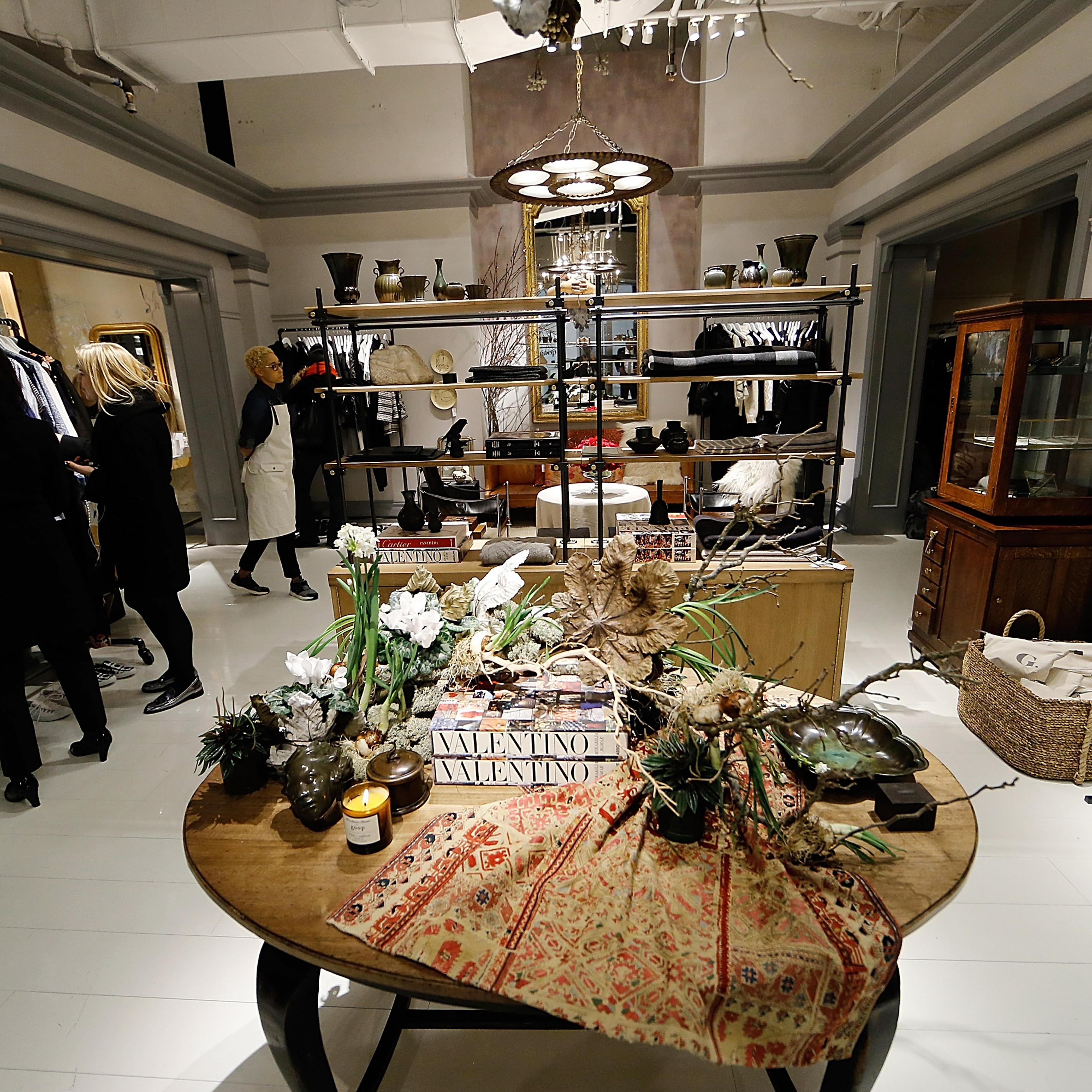 Views of the Goop Market Pop-Up store opening at Time Warner Center on Nov. 23, 2015 in New York City.