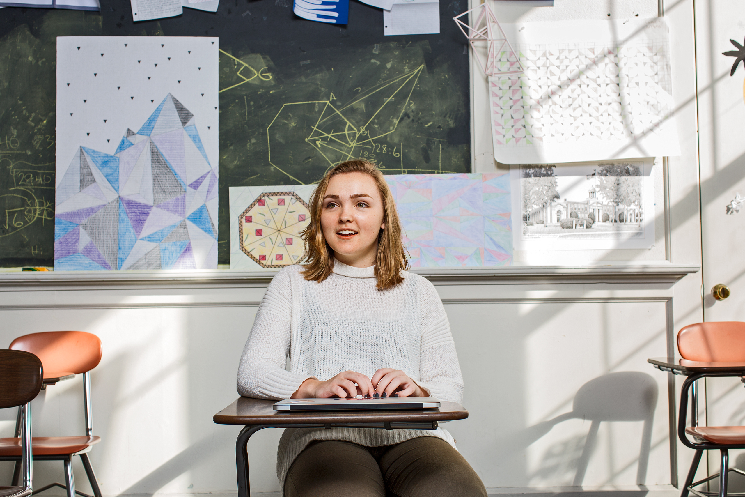 Hannah Chapman used a video portfolio to show that she was more than “an ordinary 17-year-old, middle-class white girl”