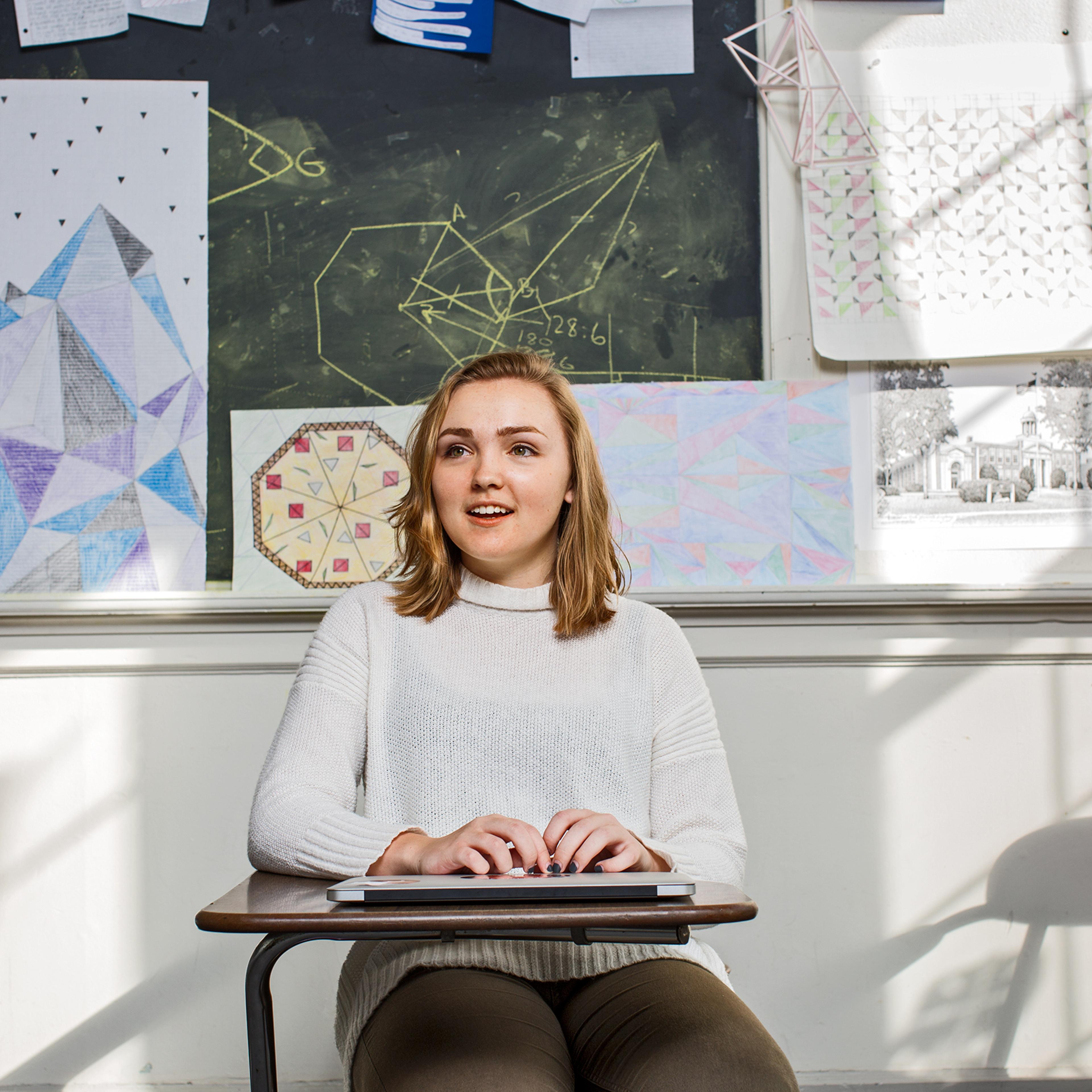 Hannah Chapman used a video portfolio to show that she was more than “an ordinary 17-year-old, middle-class white girl”