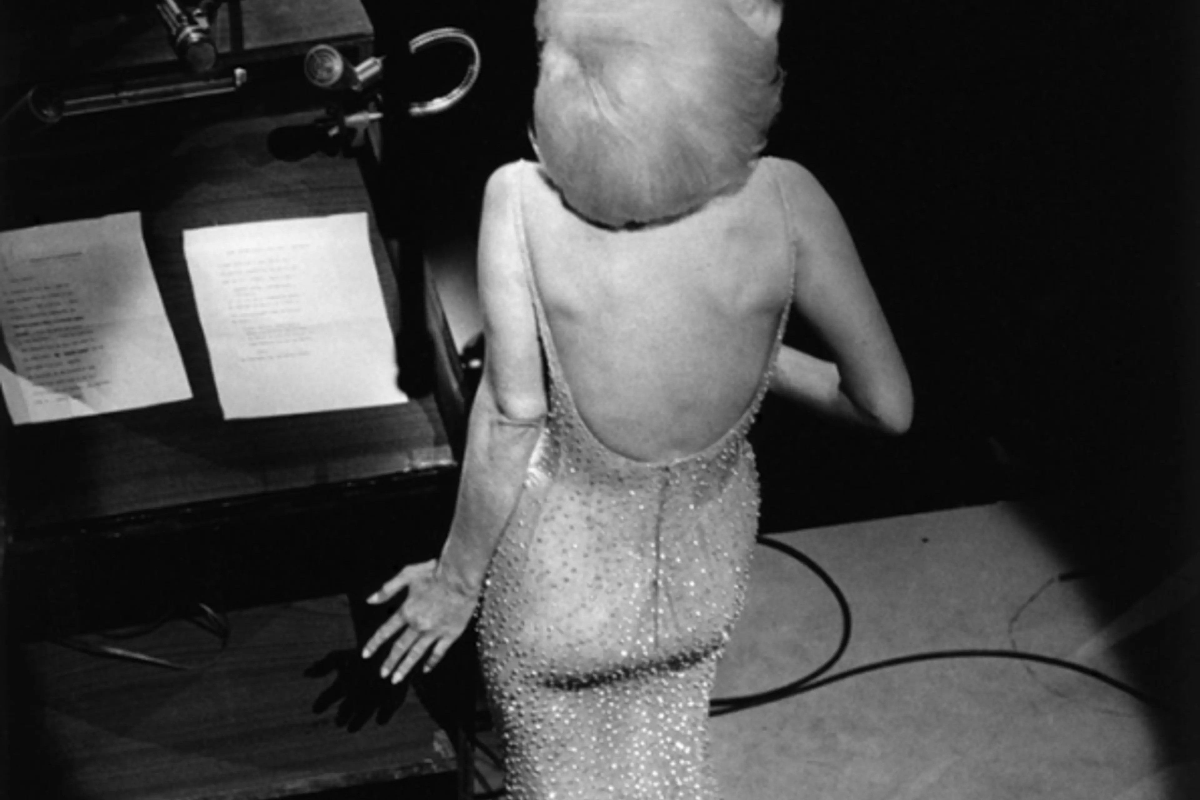 marilyn monroe dress at jfk birthday in the iconic 'happy mr president' dress, 1962 : r/OldSchoolCool size down Marilyn Monroe dress for JFK