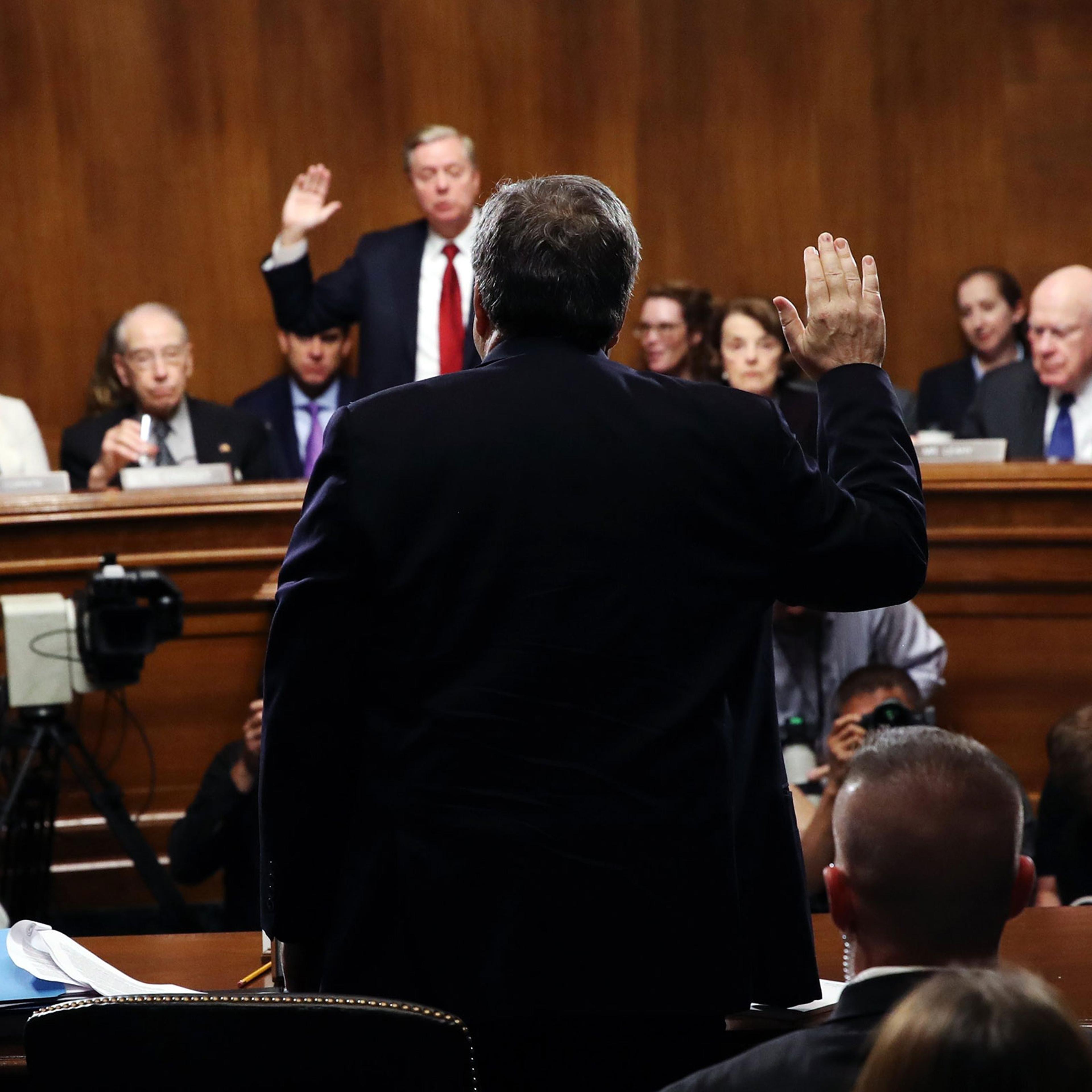 Attorney General Barr Testifies At Senate Hearing On Russian Interference In 2016 Election