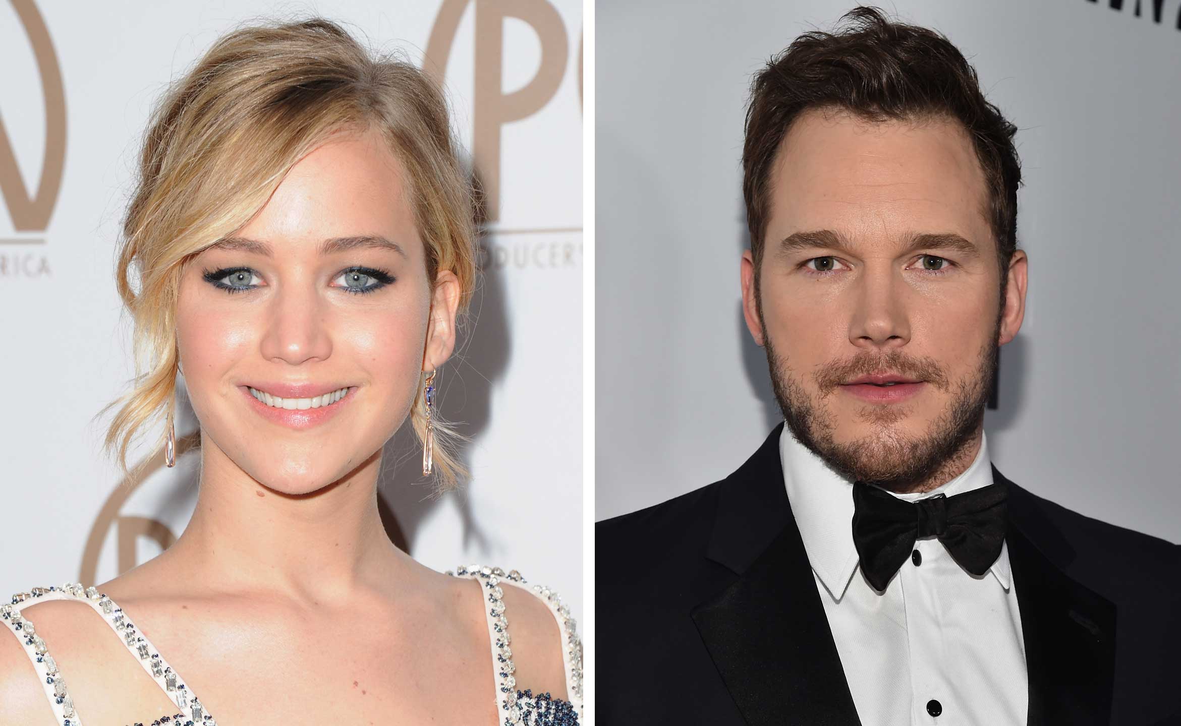 Jennifer Lawrence and Chris Pratt
