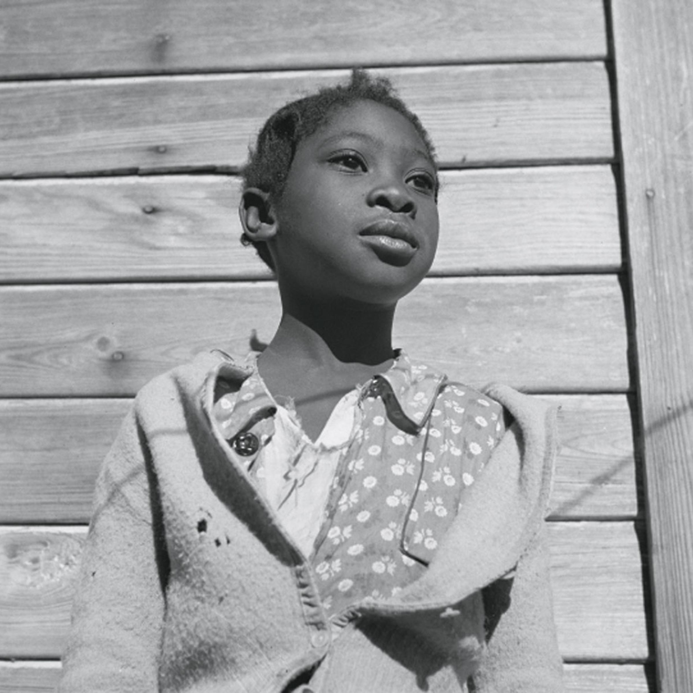 An orange picker's daughter in Daytona Beach, Florida, February 1943.