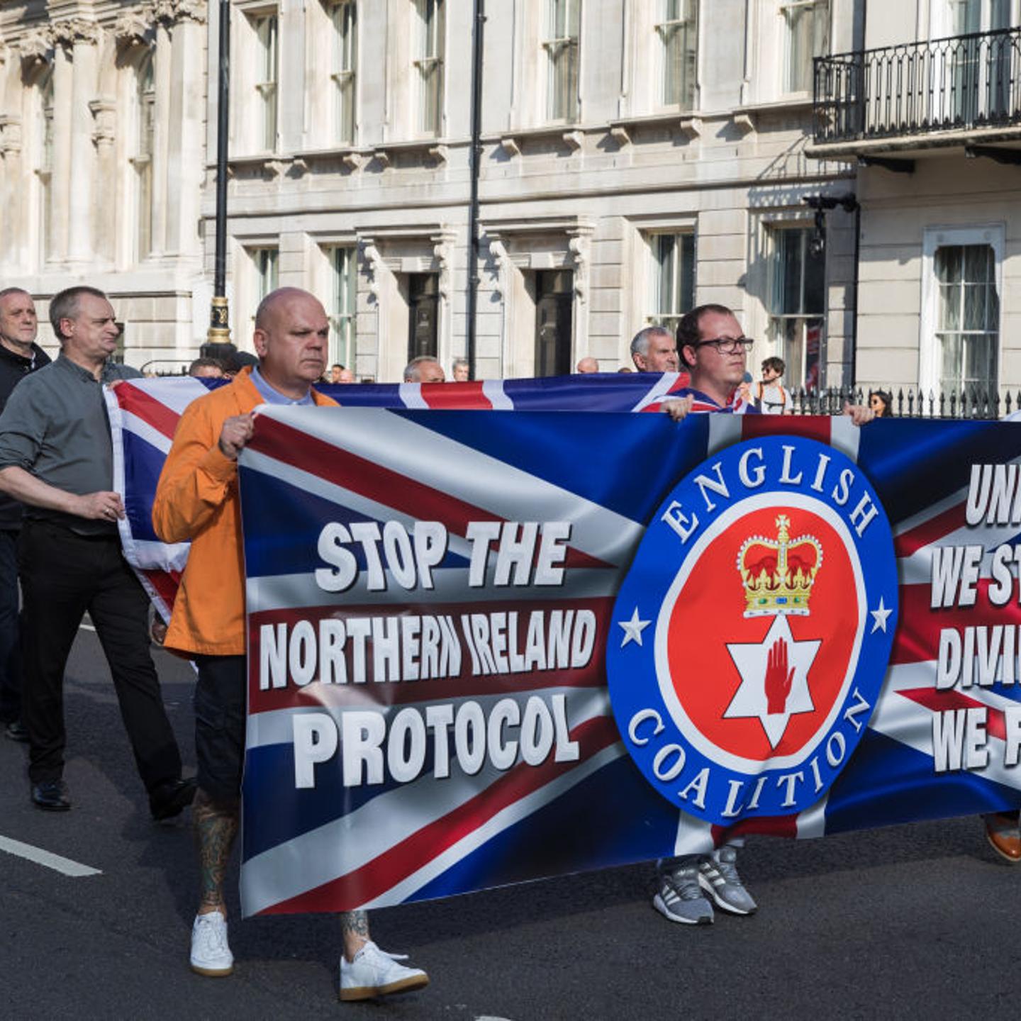 Loyalist March Against Northern Ireland Protocol London