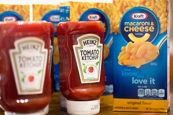 Kraft and Heinz products