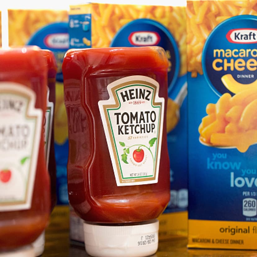 Kraft and Heinz products