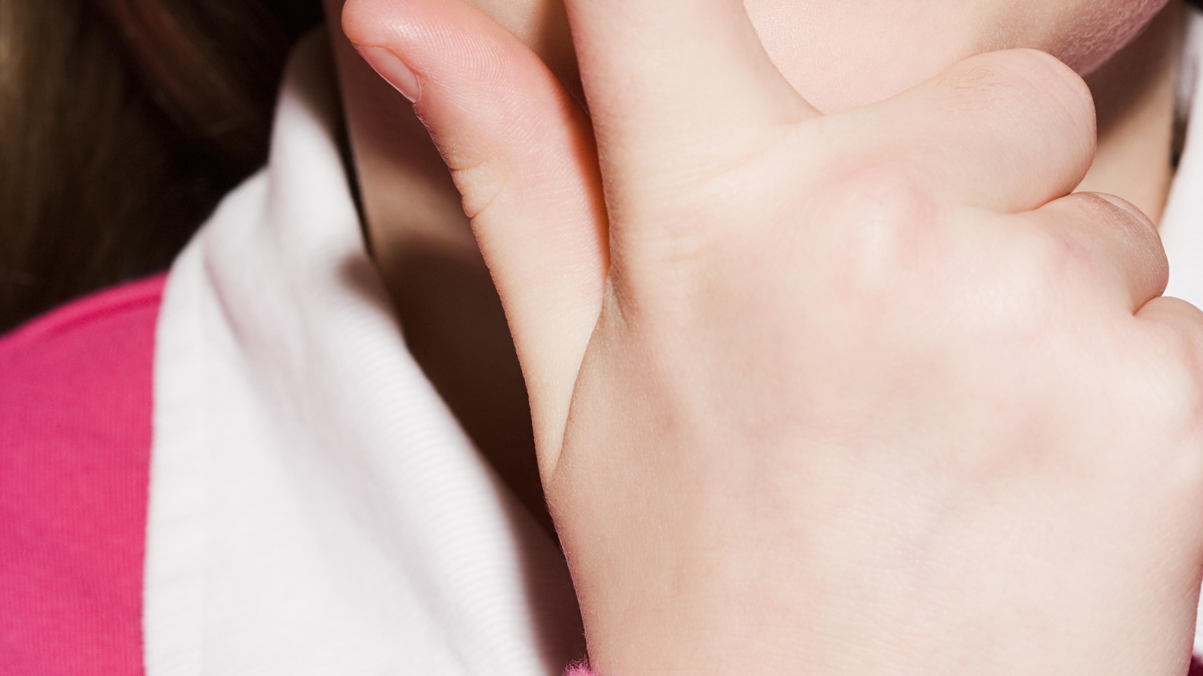 Knuckle Bitining Nail Biting and Thumb Sucking Could Help With Allergies