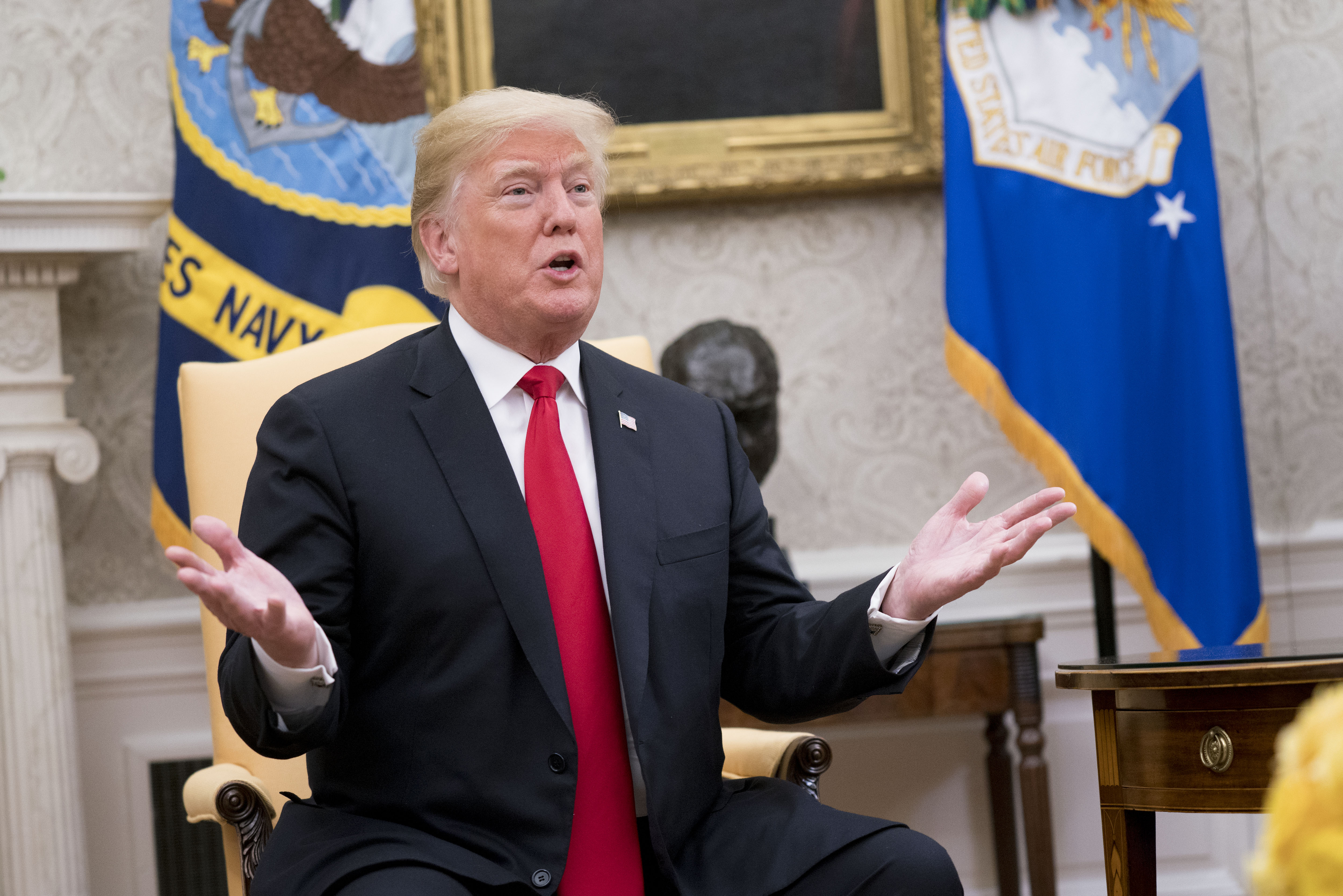 President Trump speaking