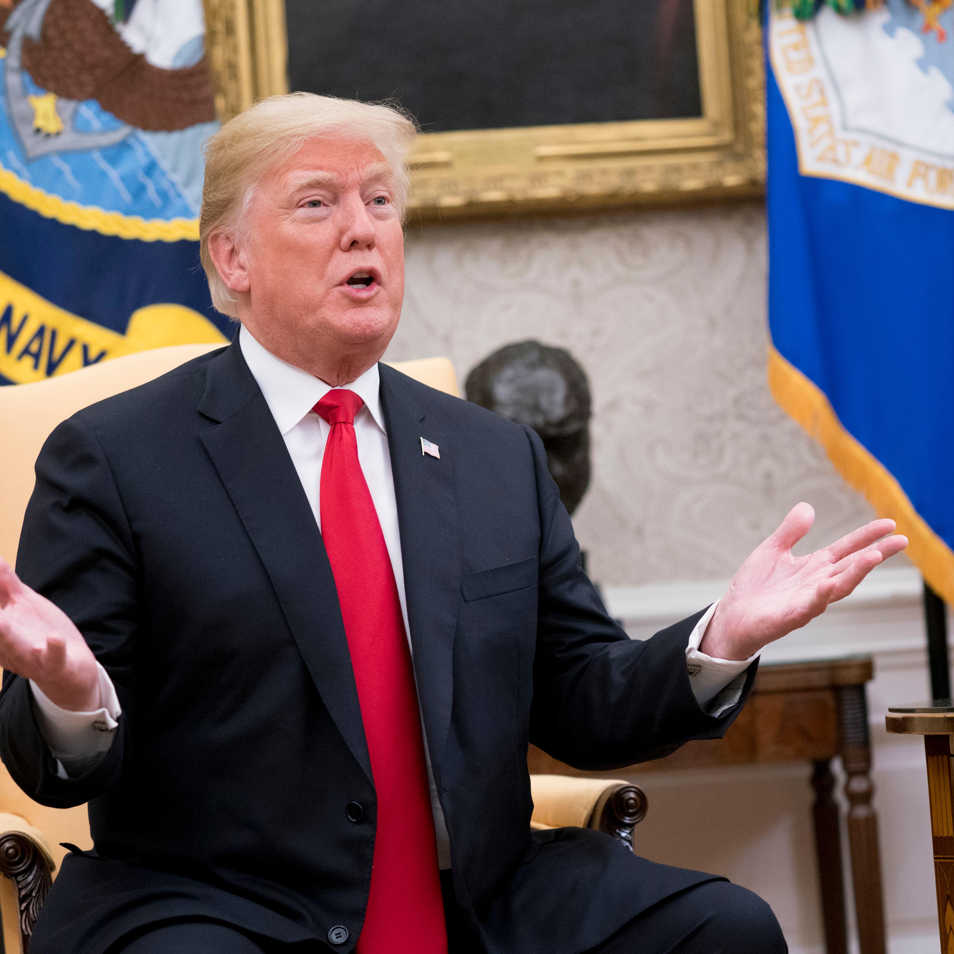 President Trump speaking
