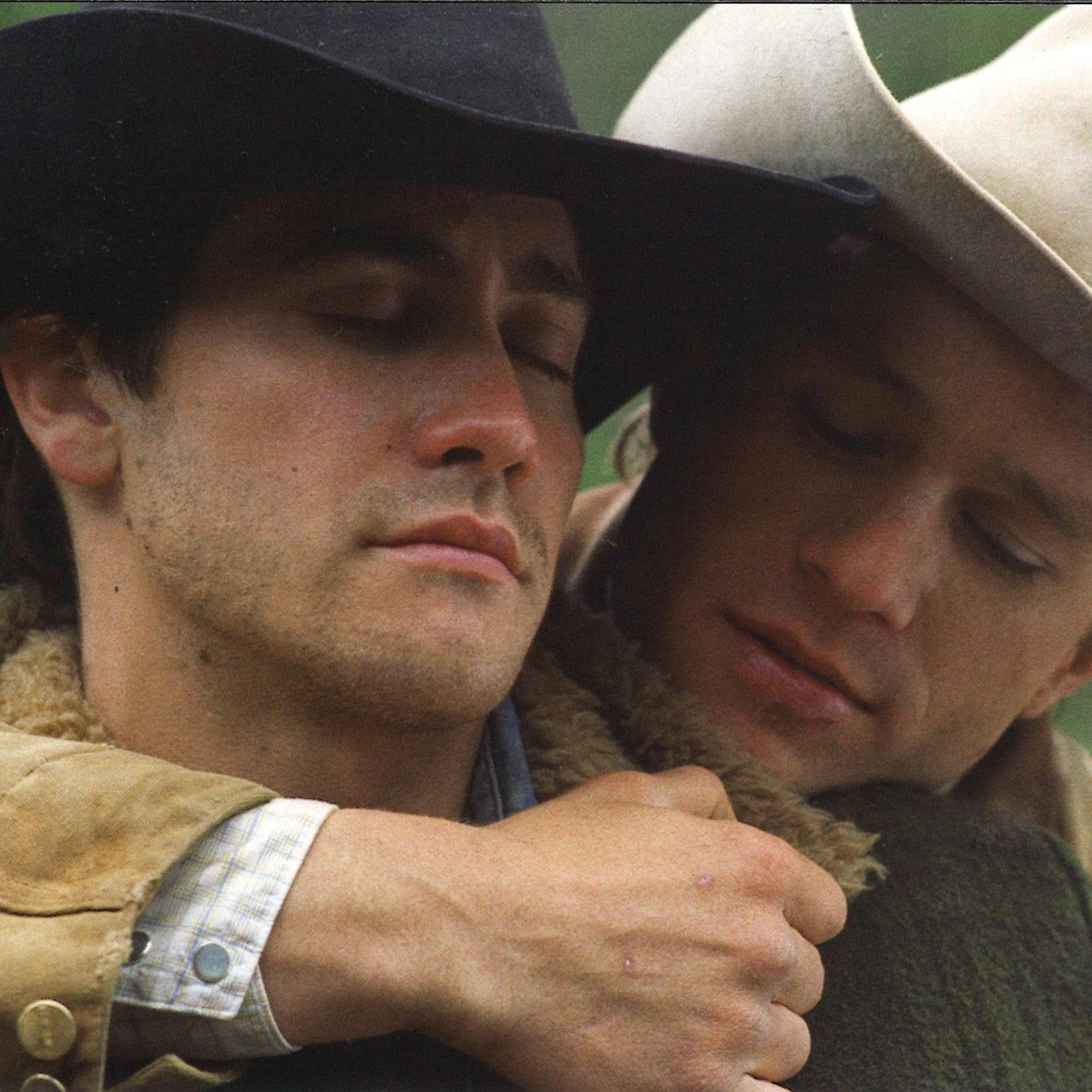 Jake Gyllenhaal and Heath Ledger in <i>Brokeback Mountain</i>