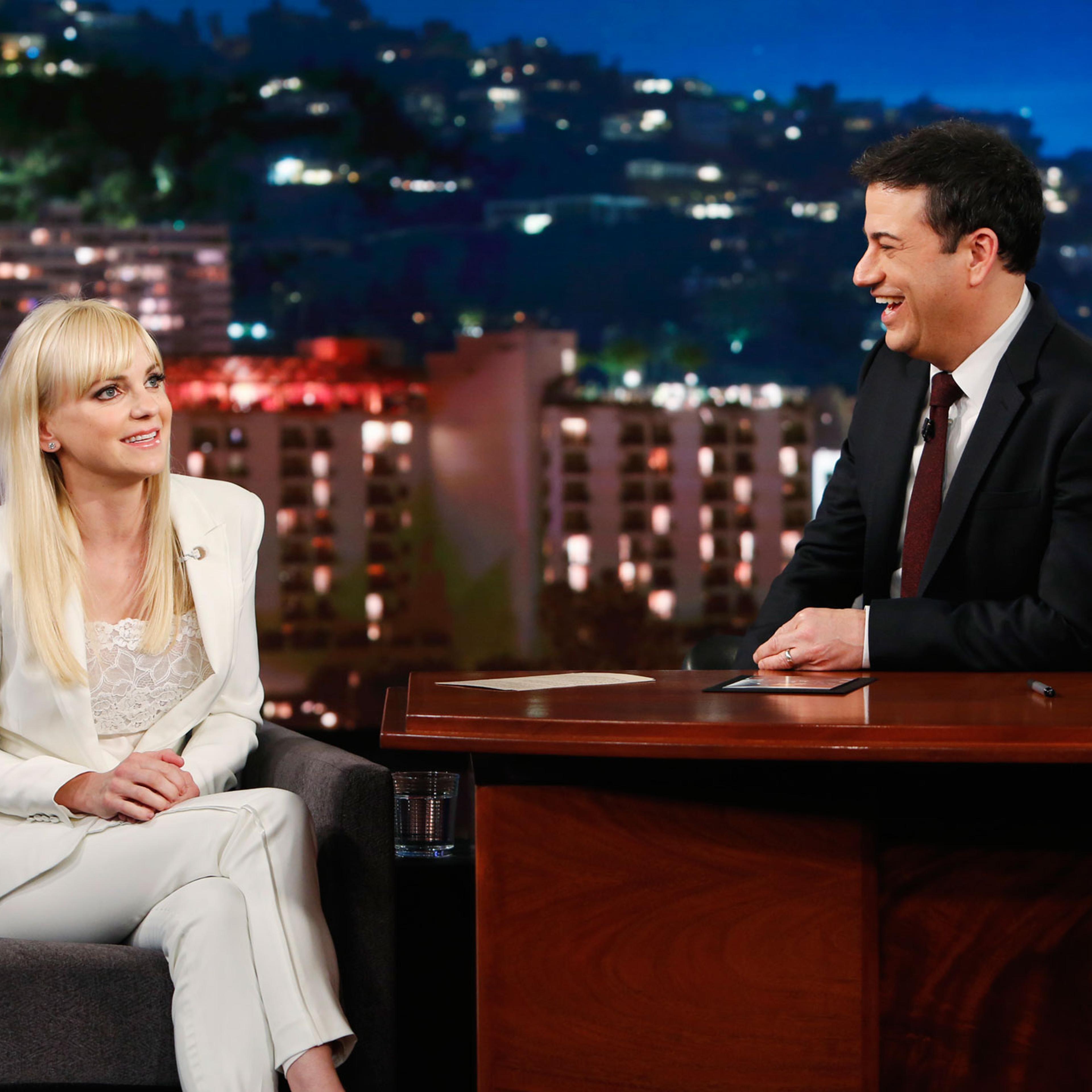 Anna Farris Jimmy Kimmel 2015
