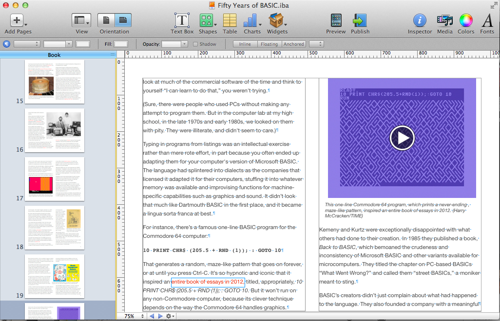 iBooks Author is the Most Interesting Apple Software You Aren't Using