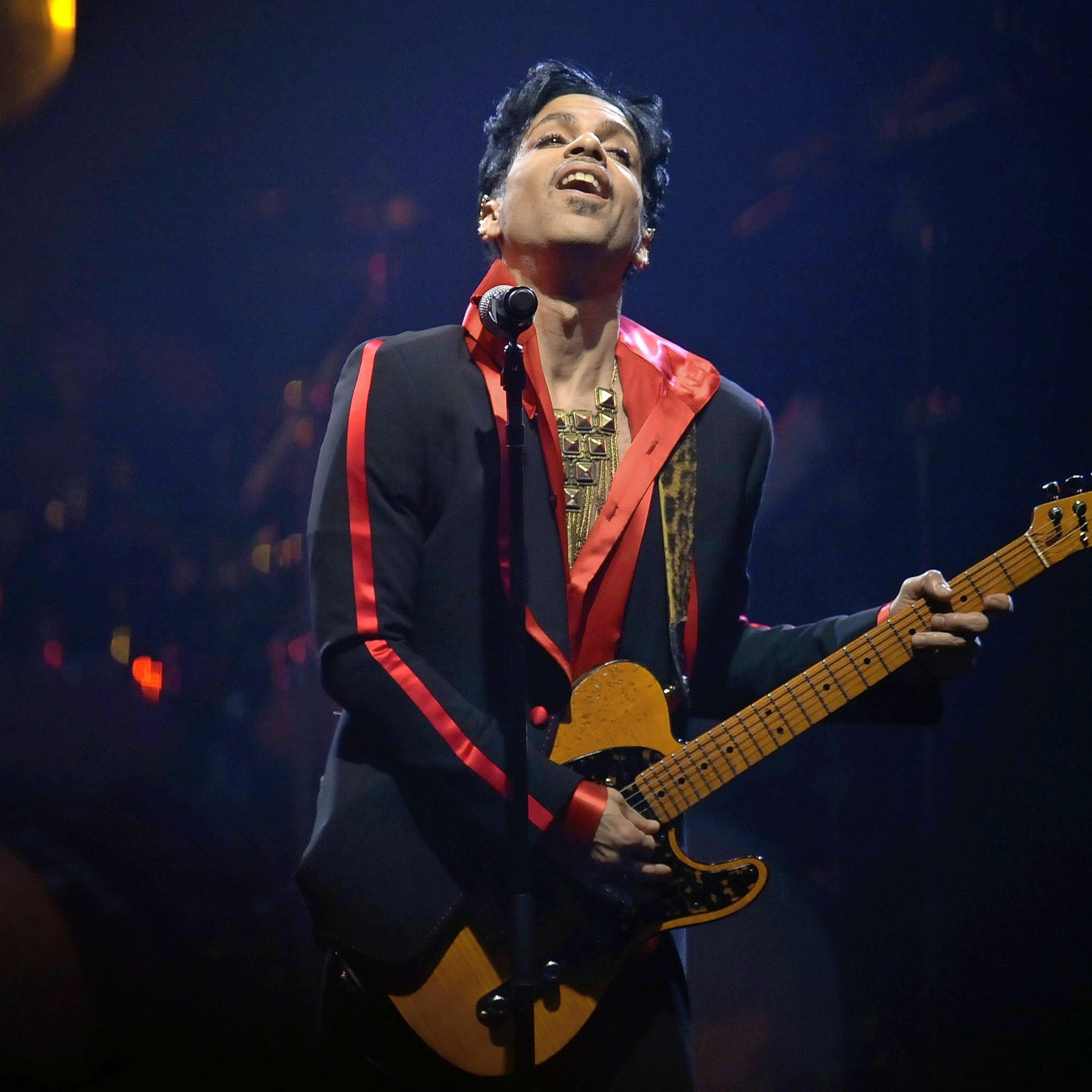 Prince, during his concert at the Sportpaleis in Antwerp, Belgium, Nov. 8, 2010.