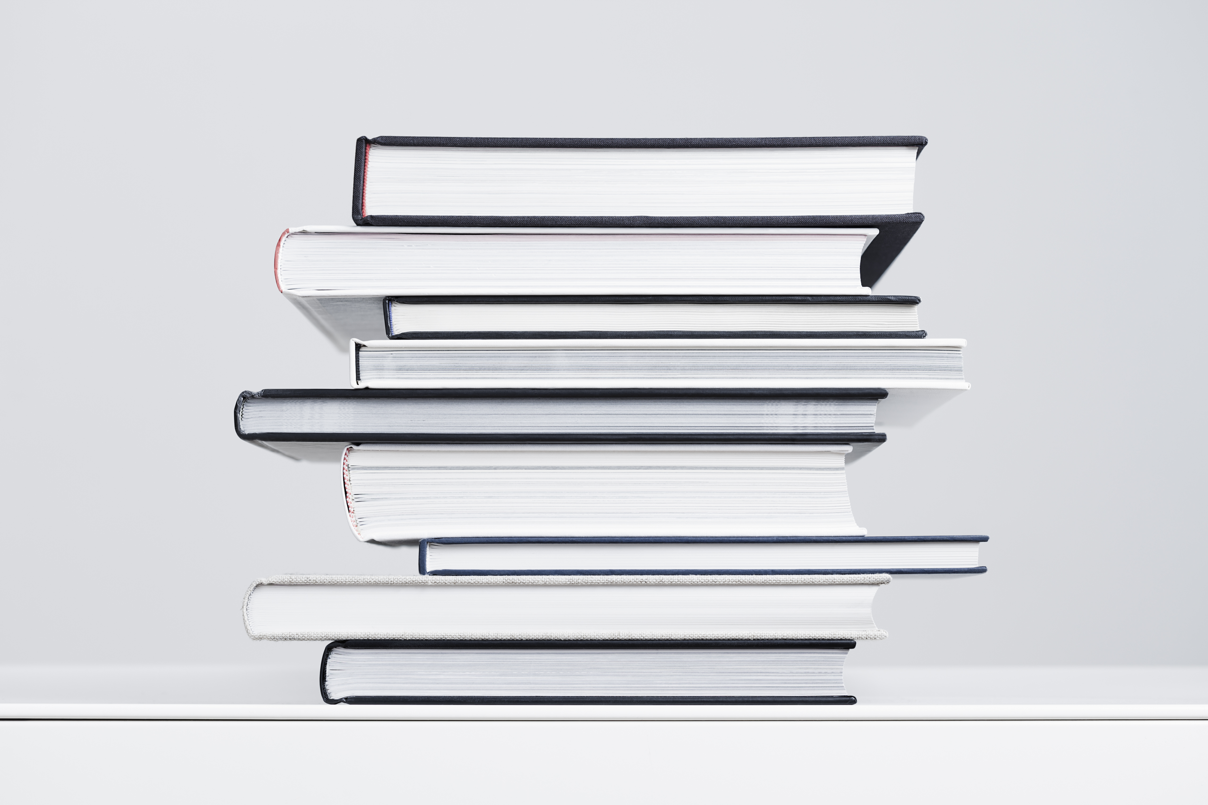 A stack of books