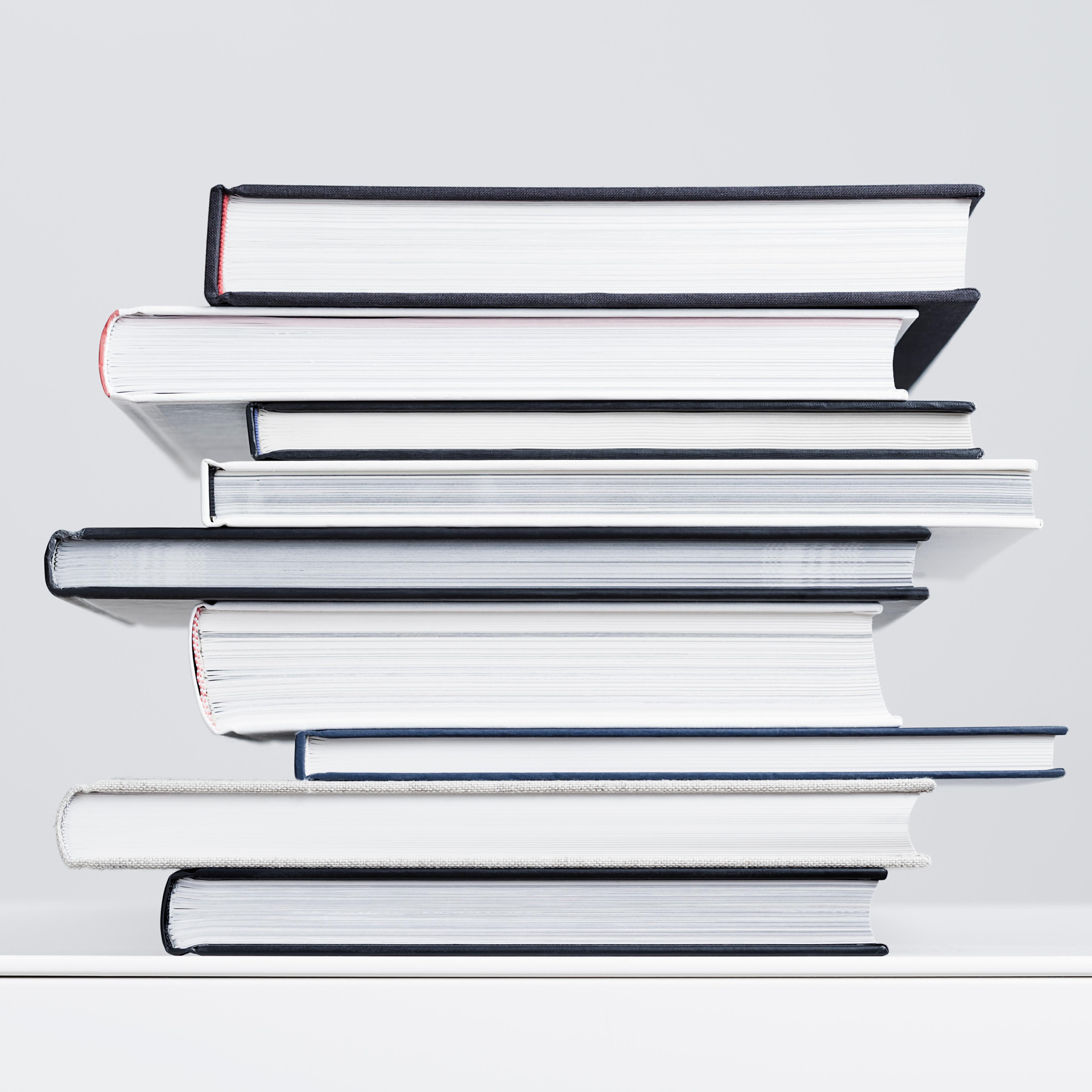 A stack of books