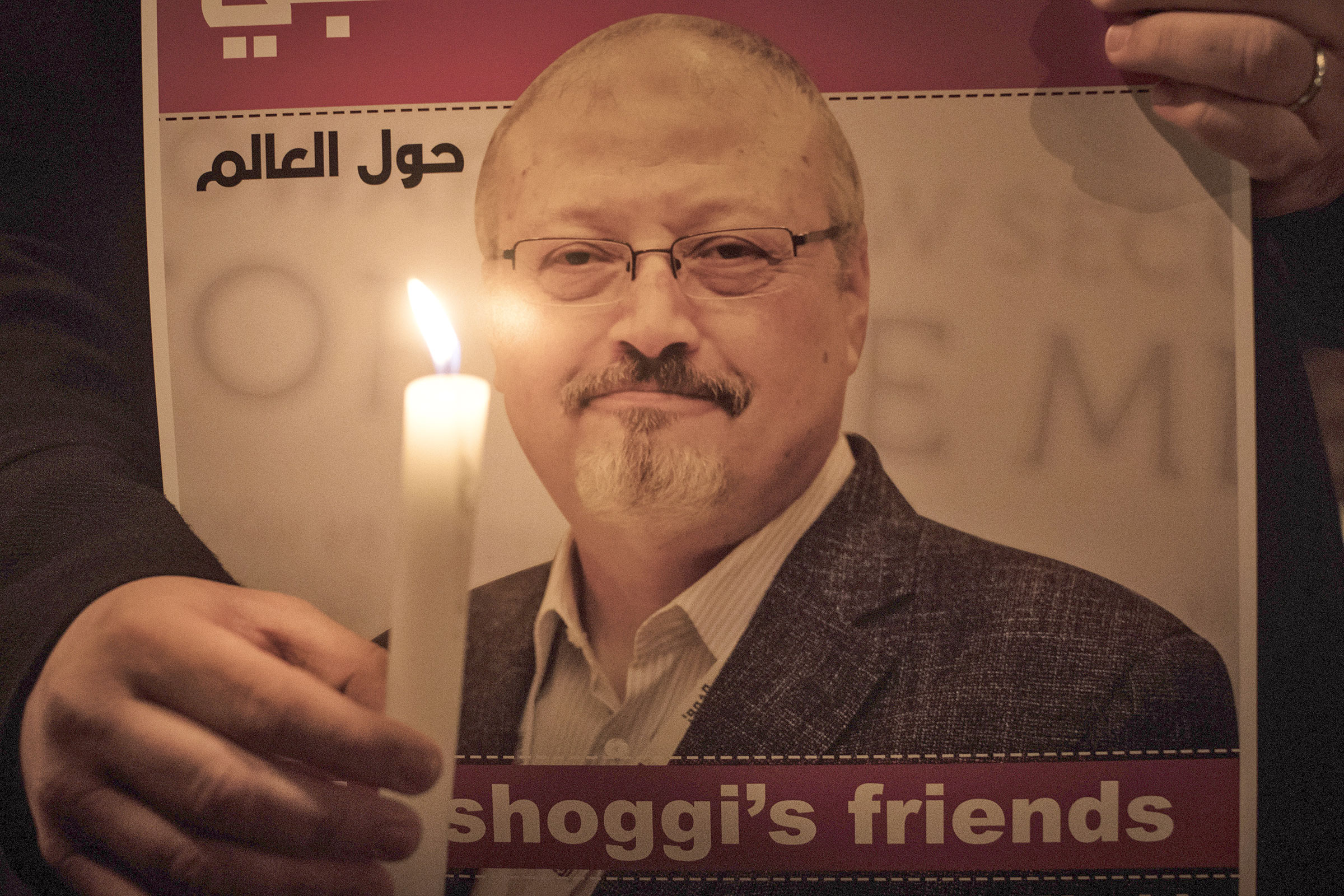 Vigil for Khashoggi at Saudi Consulate in Istanbul