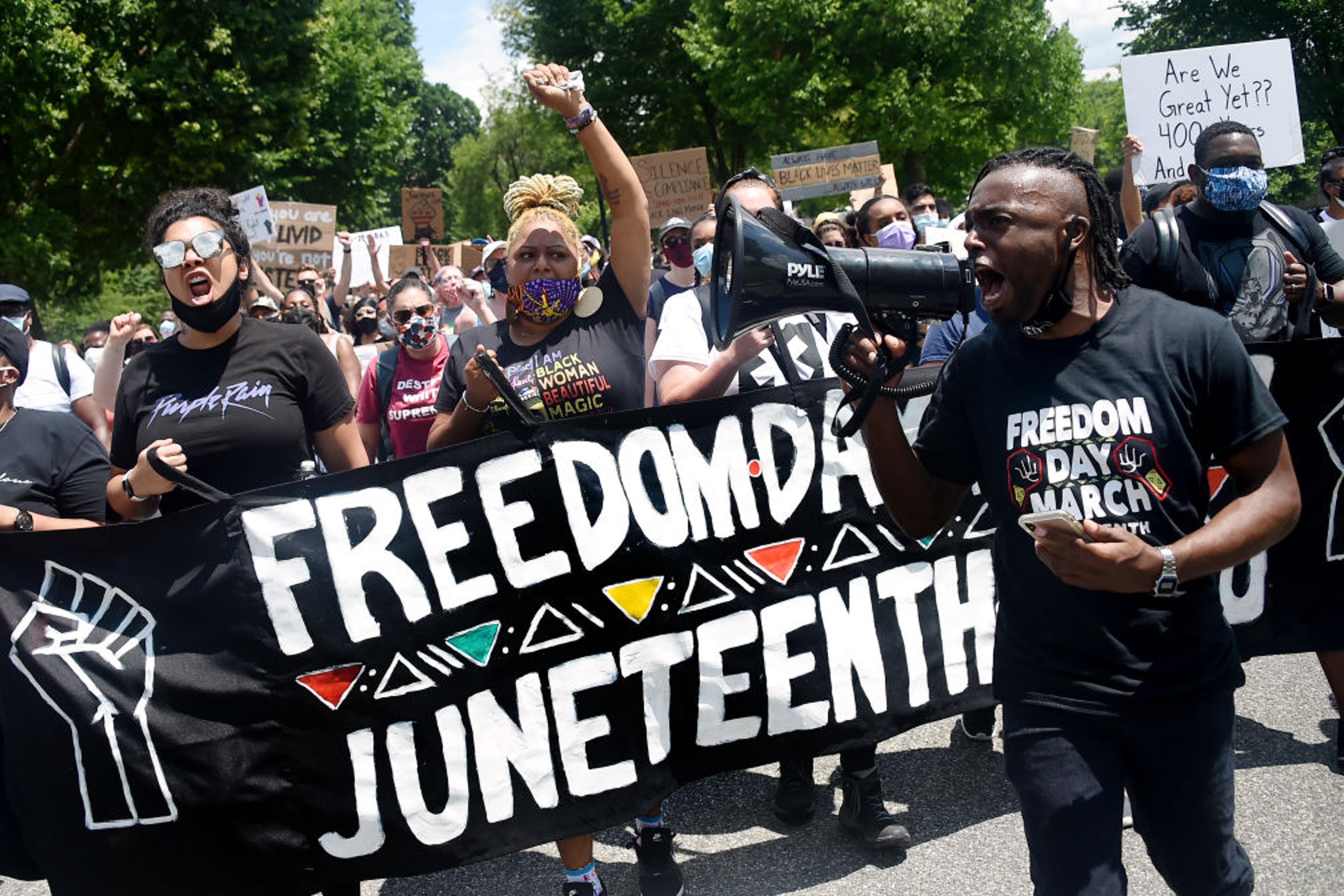 Juneteenth Riot Millions Observe Juneteenth As Protests Continue Across U.S.