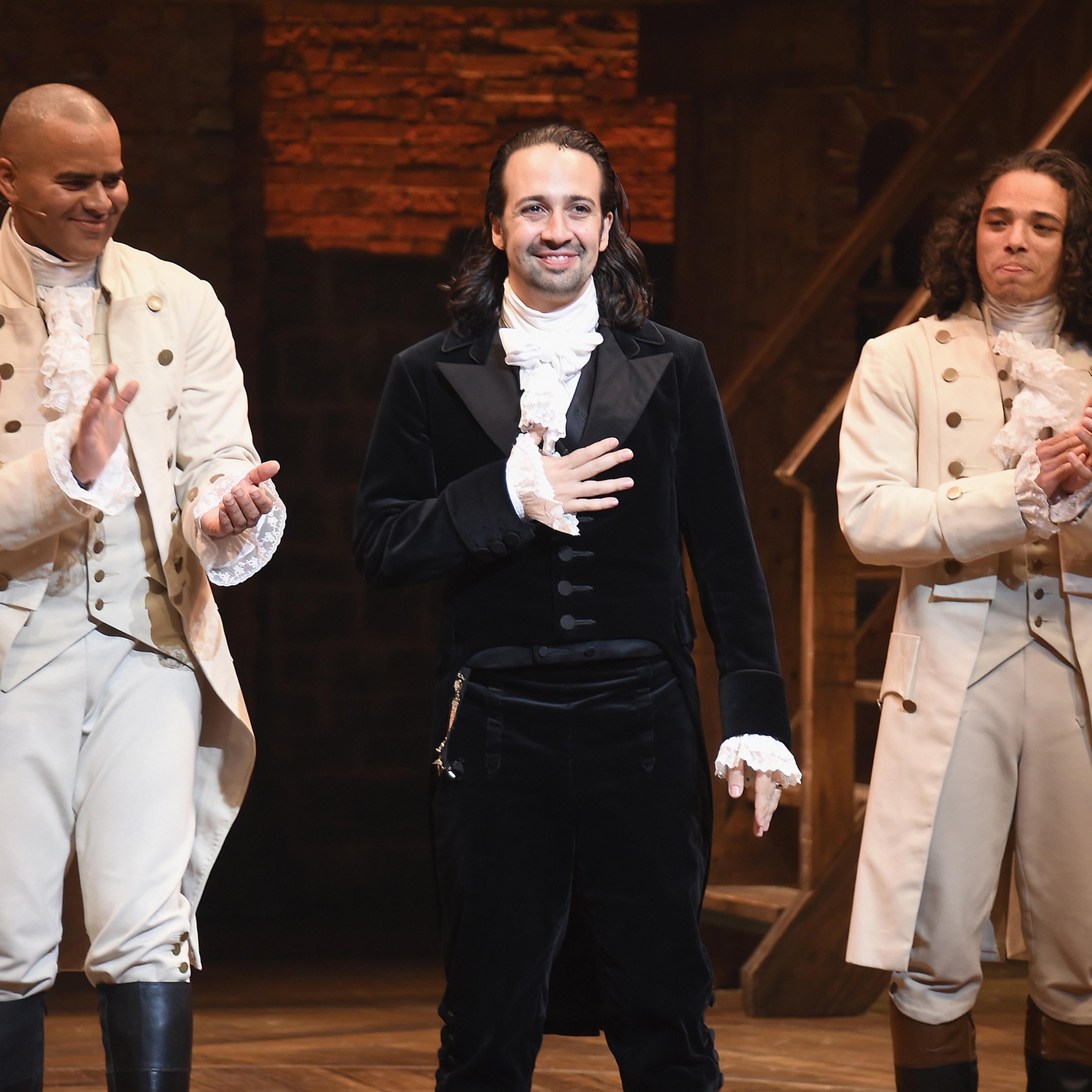Lin-Manuel Miranda's final performance of "Hamilton" on Broadway at Richard Rodgers Theatre in New York City on July 9, 2016.