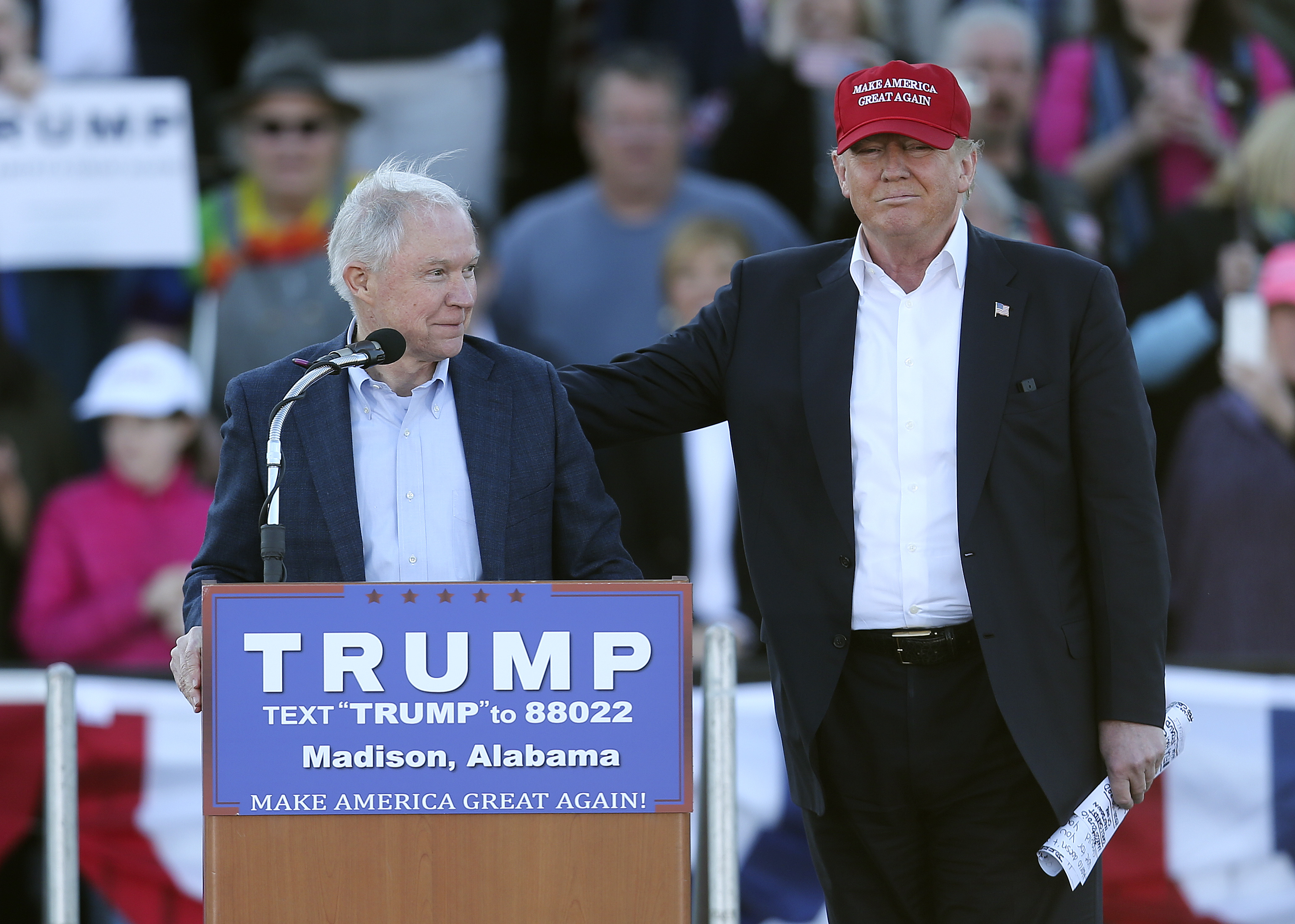 Jeff Sessions, Donald Trump