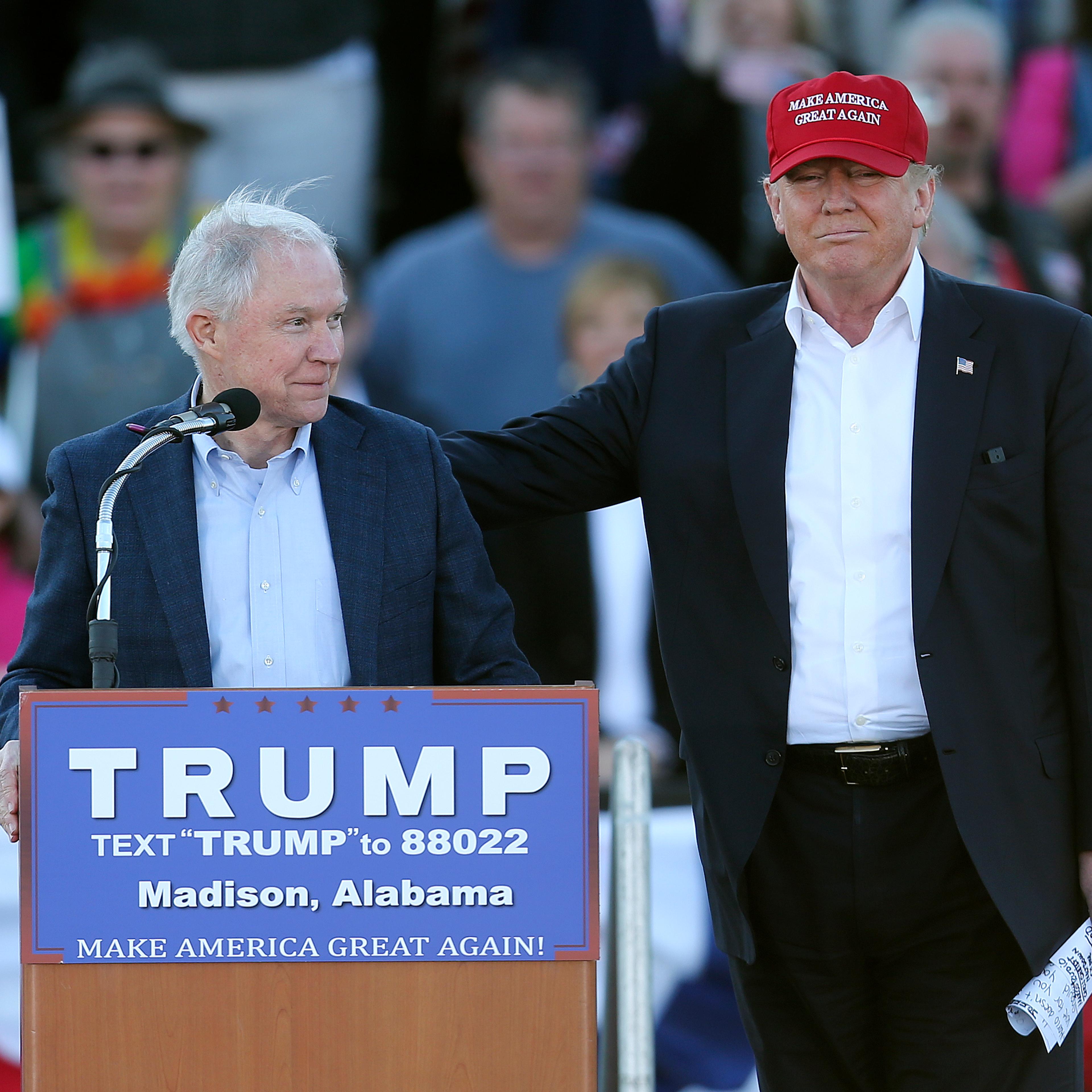 Jeff Sessions, Donald Trump